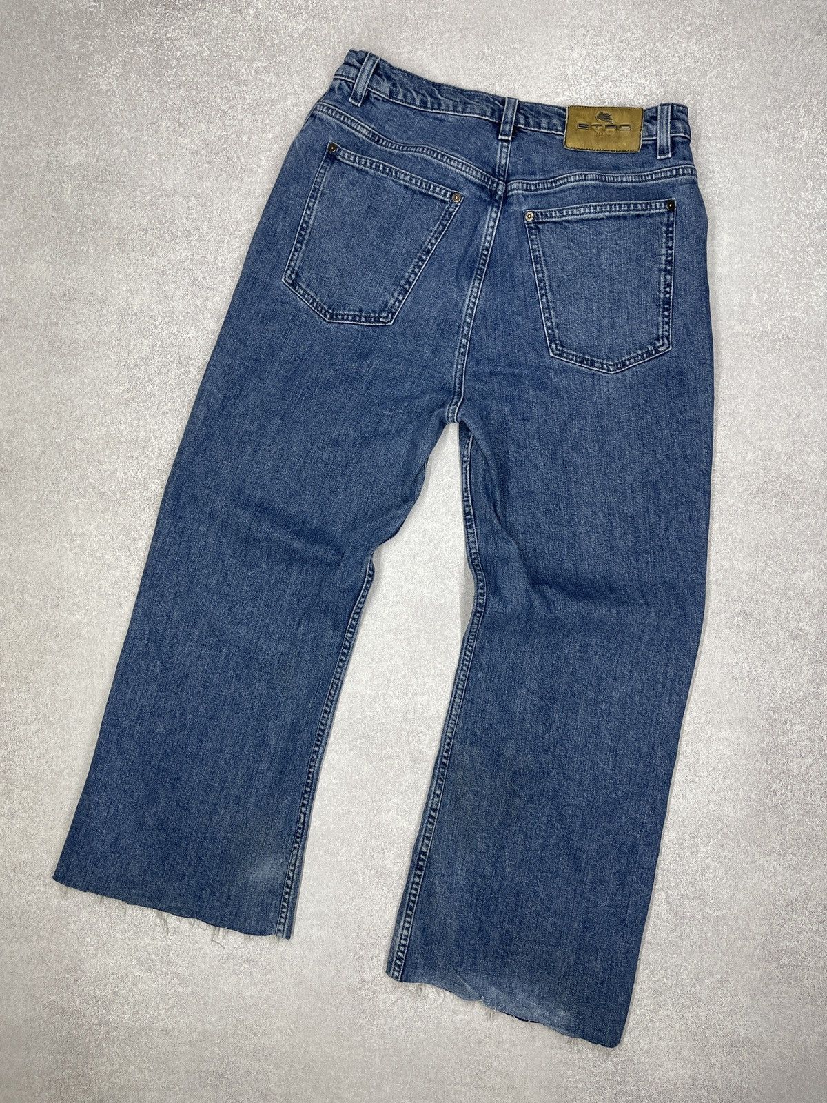 Mens Etro Milano Denim Jeans Blue Italy Designer