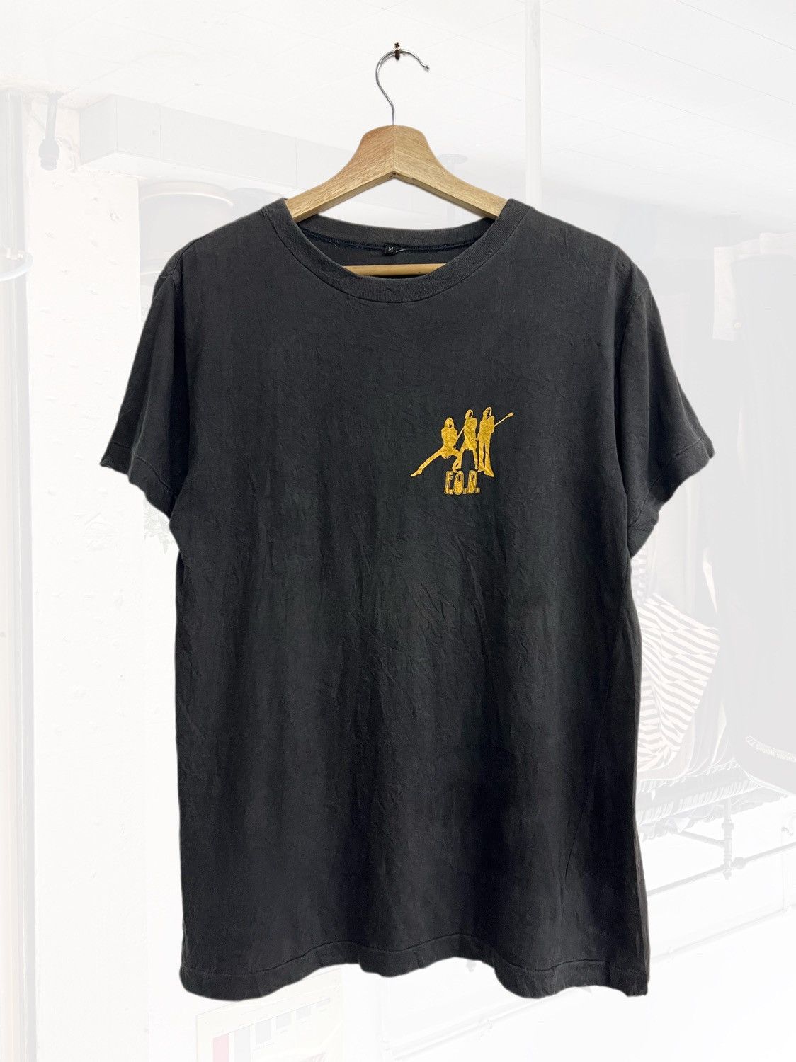 Band Tees × Vintage Vintage Flag Of Democracy F.O.D. Band Tees Size US M / EU 48-50 / 2 - 1 Thumbnail