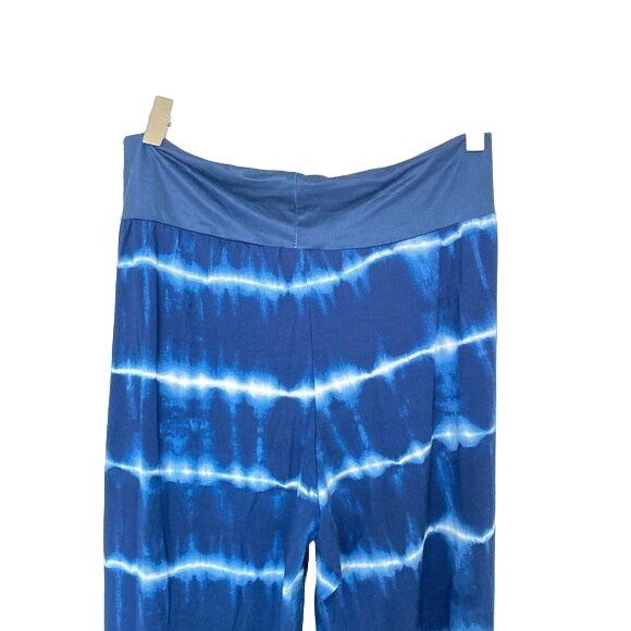 Neiman Marcus Stellah Denim Tie Dye Drawstring Pants Size 30" / US 8 / IT 44 - 5 Thumbnail