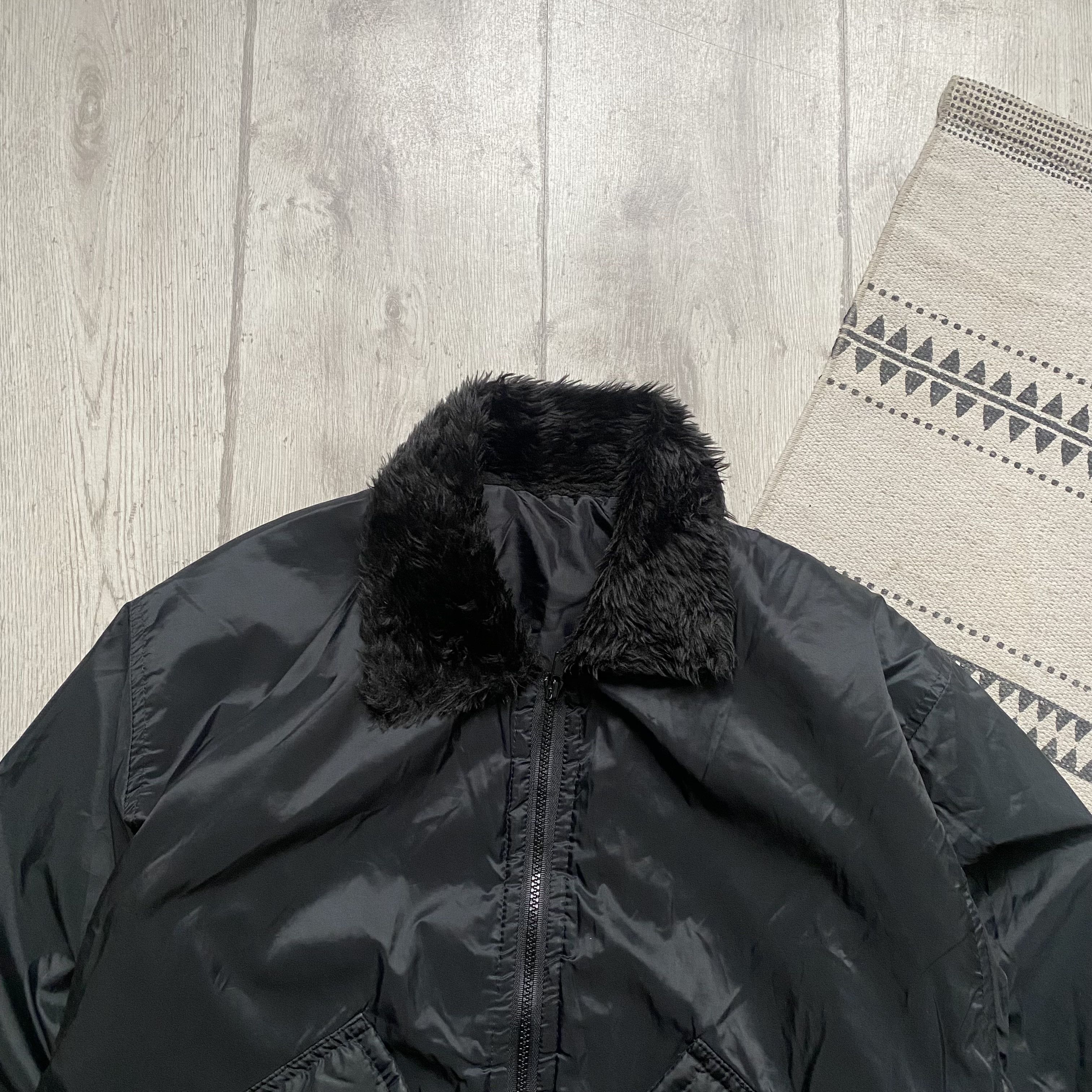 Japanese Brand Vintage 90s Flayer Bomber MA 1 jacket Light faux fur Size US S / EU 44-46 / 1 - 2 Thumbnail