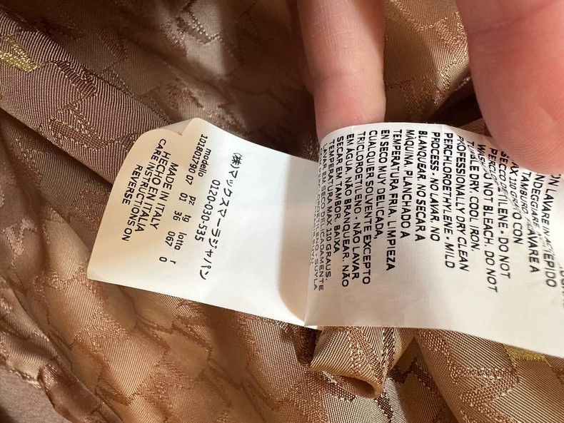 Max Mara Max Mara 101801 Coat Camel Size S / US 4 / IT 40 - 6 Thumbnail
