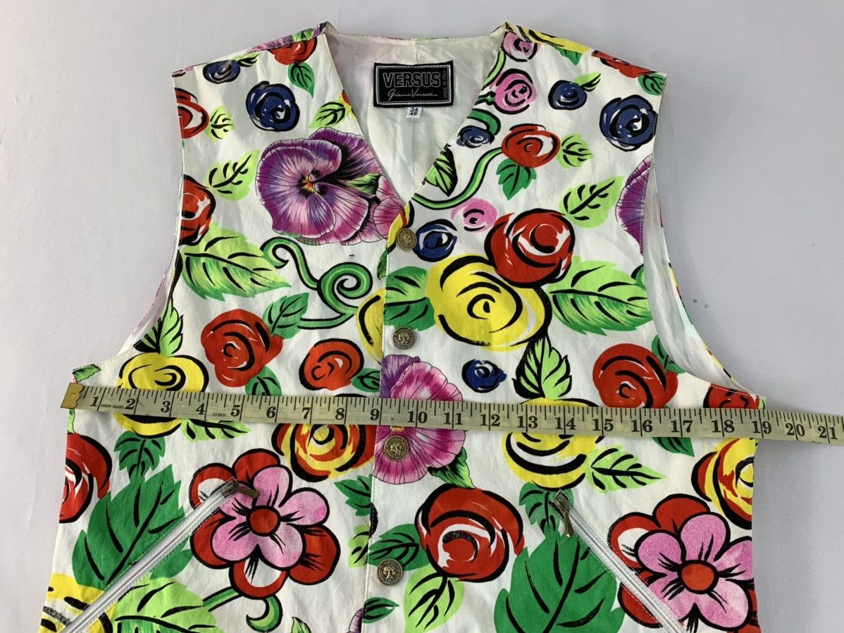 Versace Versus Gianni Versace Floral Over Art Vest Unisex Size S / US 4 / IT 40 - 10 Thumbnail