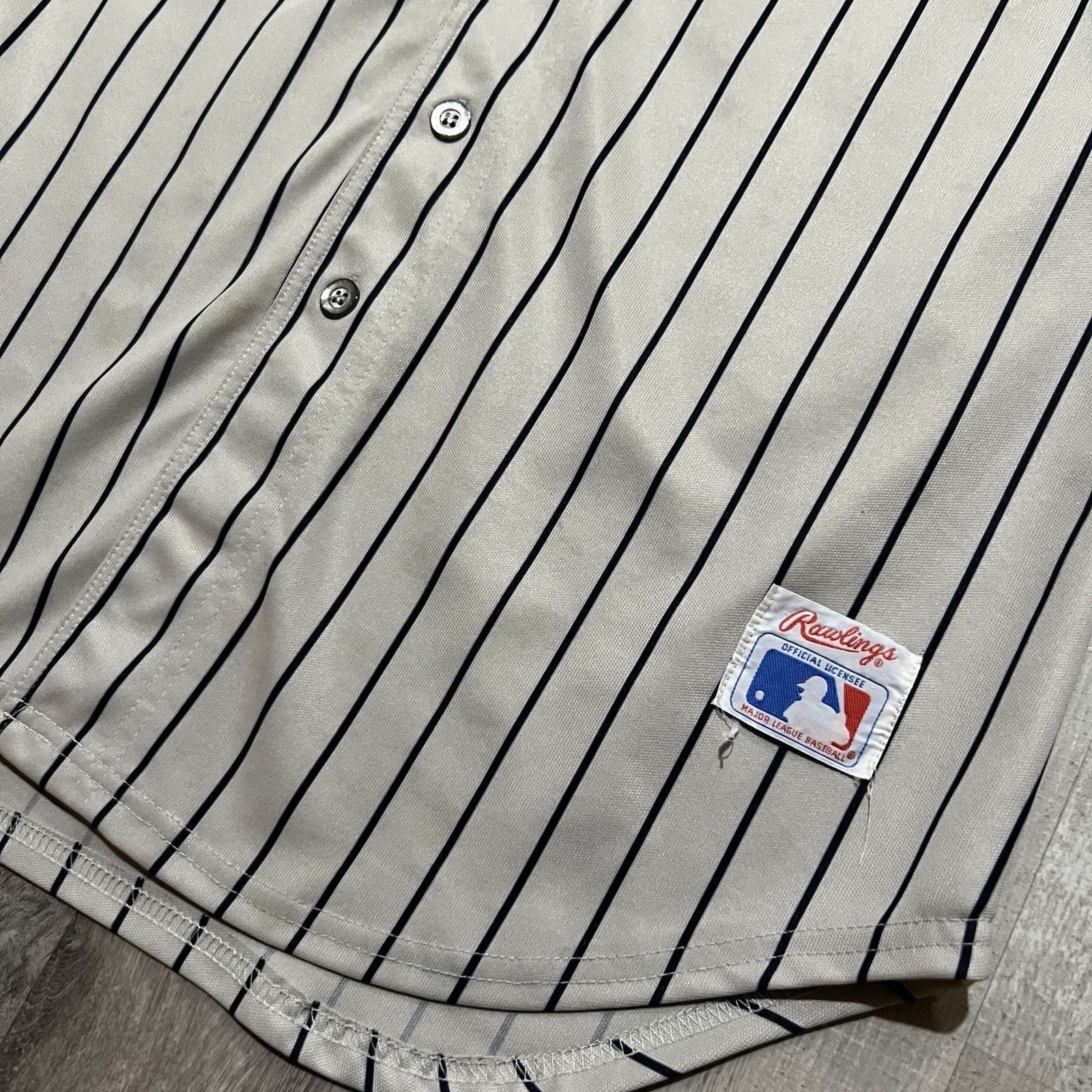 Majestic VTG Minnesota Twins Pinstripe Baseball Jersey 80s Rawlings Size US L / EU 52-54 / 3 - 5 Thumbnail