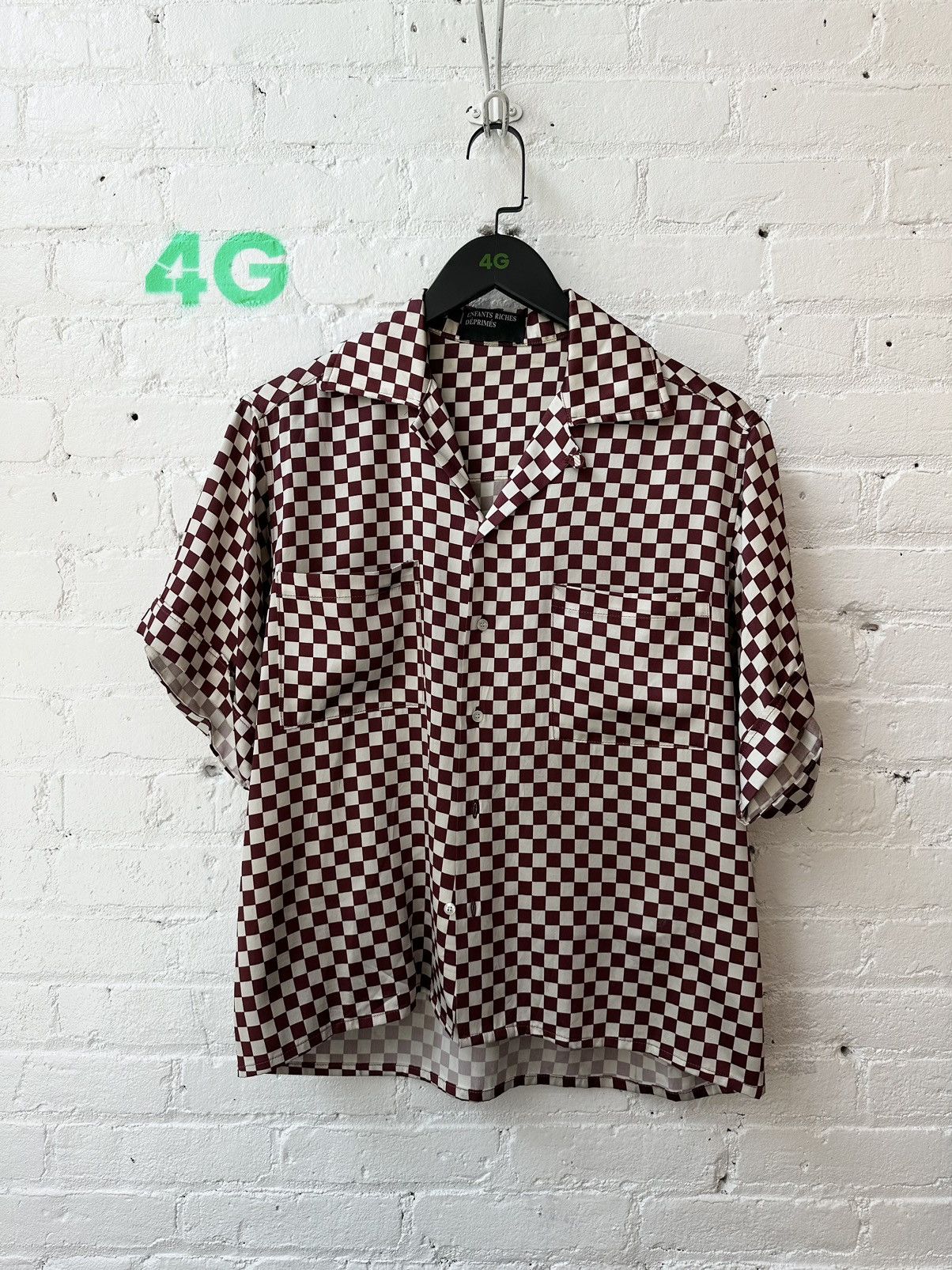 Enfants Riches Deprimes ERD 4GSELLER CHECKERED BUTTON UP SZ-S Size US S / EU 44-46 / 1 - 1 Thumbnail