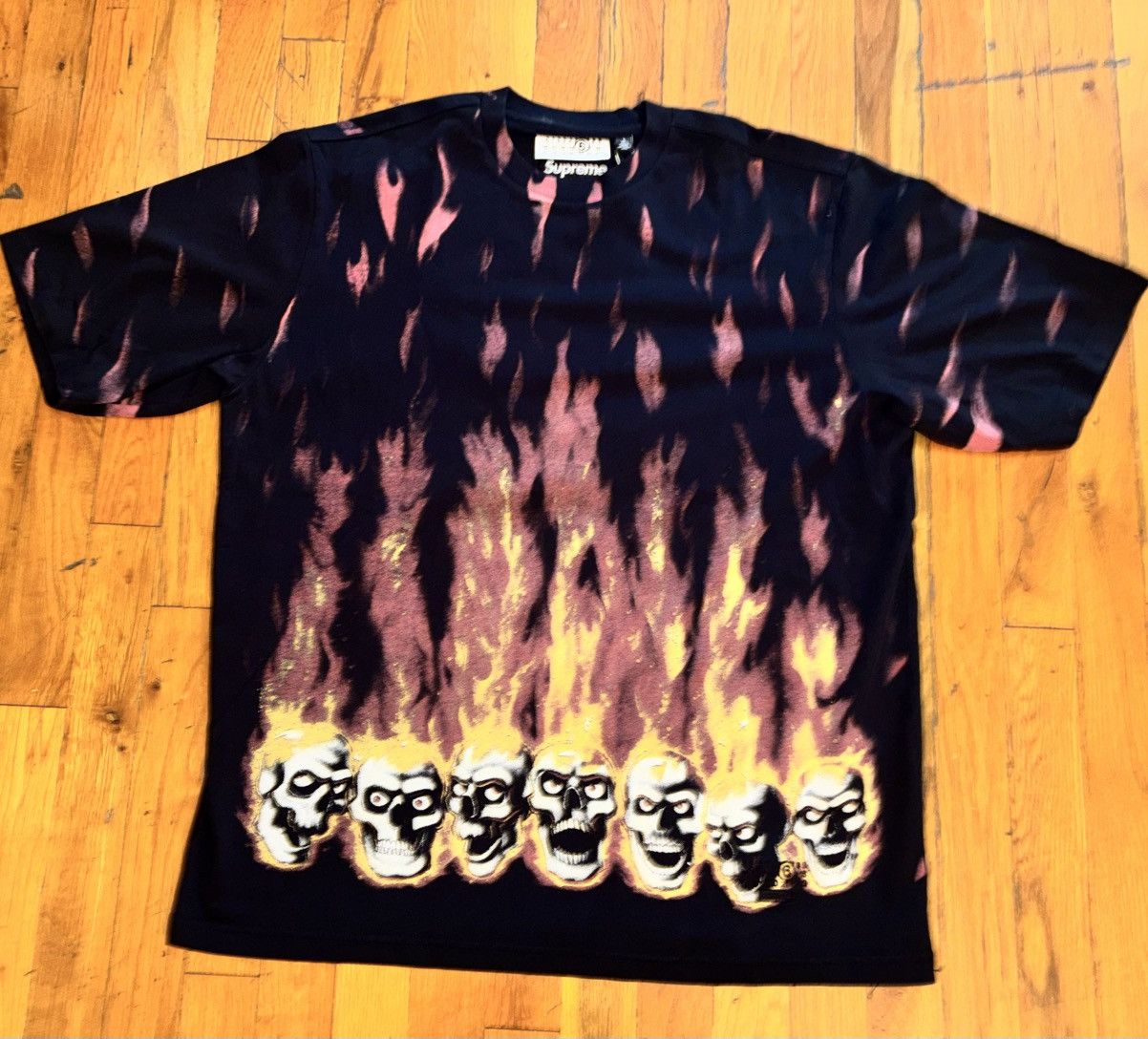 トップス Supreme x MM6 Liquid Blue Oversized Tee Supreme x MM6 Liquid Blue Oversized Tee