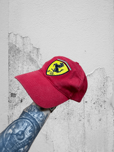 Ferrari Vintage Ferrari Cap Racing Formula 1 Style Size ONE SIZE - 1 Thumbnail