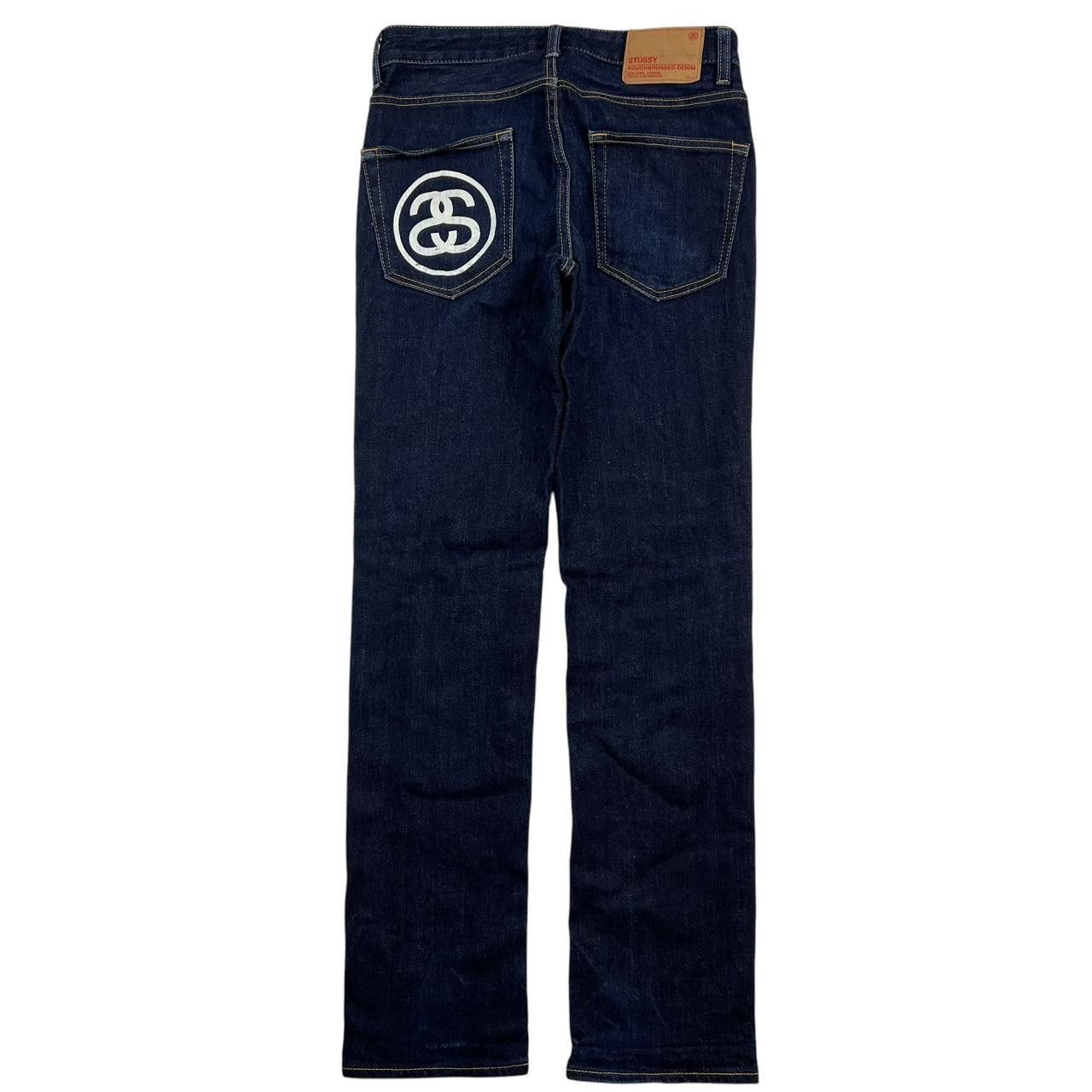 Stussy Vintage 2000s Stussy Rough & Rugged Dollar Jeans - Waist 32