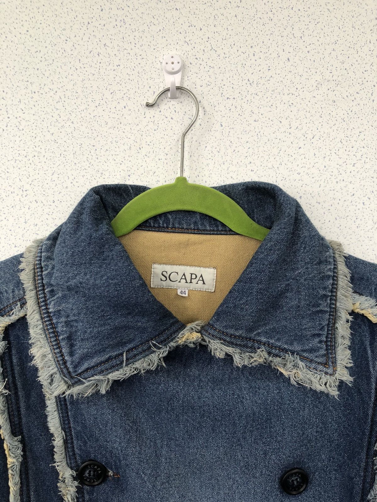 Japanese Brand SCAPA Double Breast Denim Jacket Size US M / EU 48-50 / 2 - 4 Thumbnail