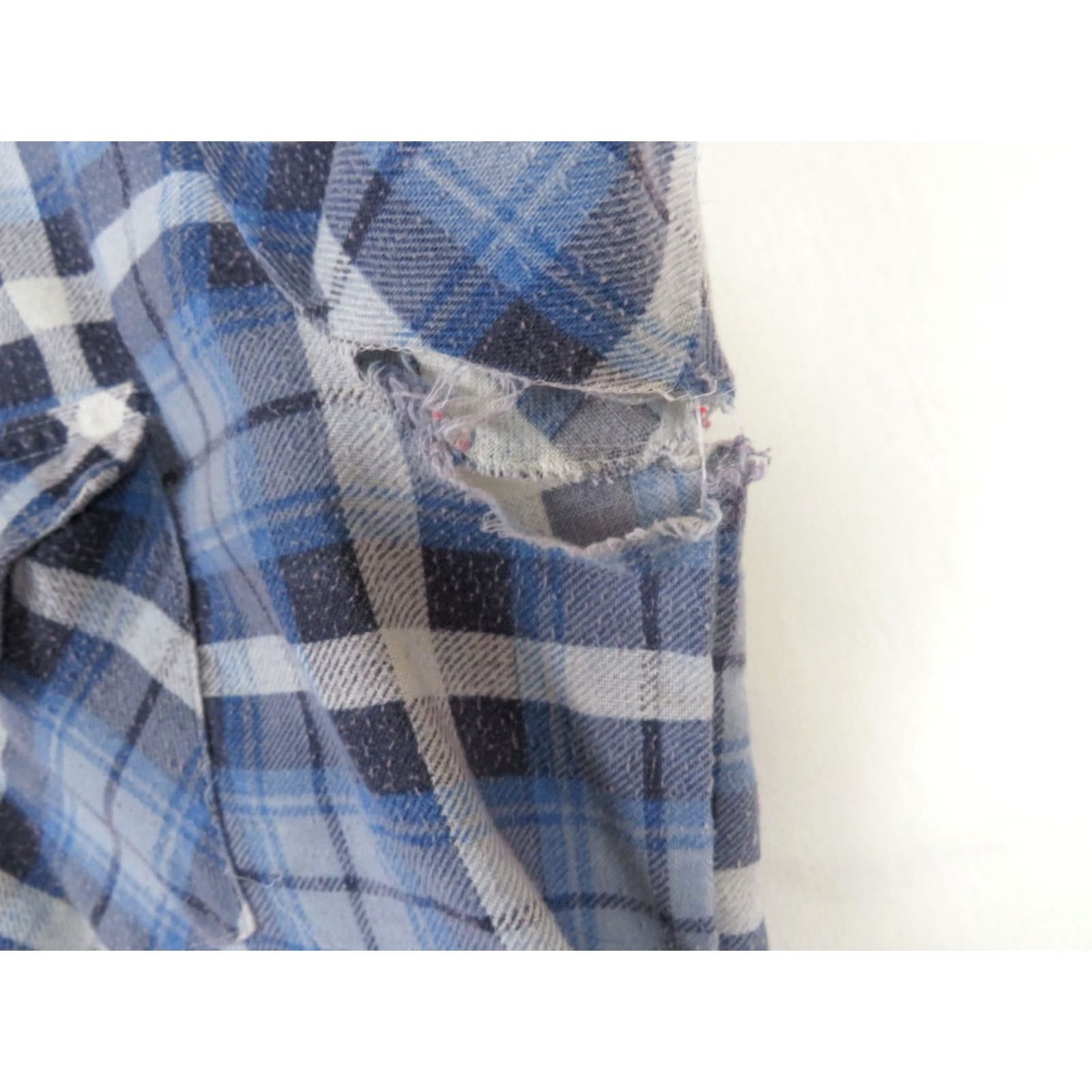 Vintage Vintage Ely Plains Tall man Western Flannel Button Down Plaid Shirt top Sz 18-36 Size US XXL / EU 58 / 5 - 6 Thumbnail