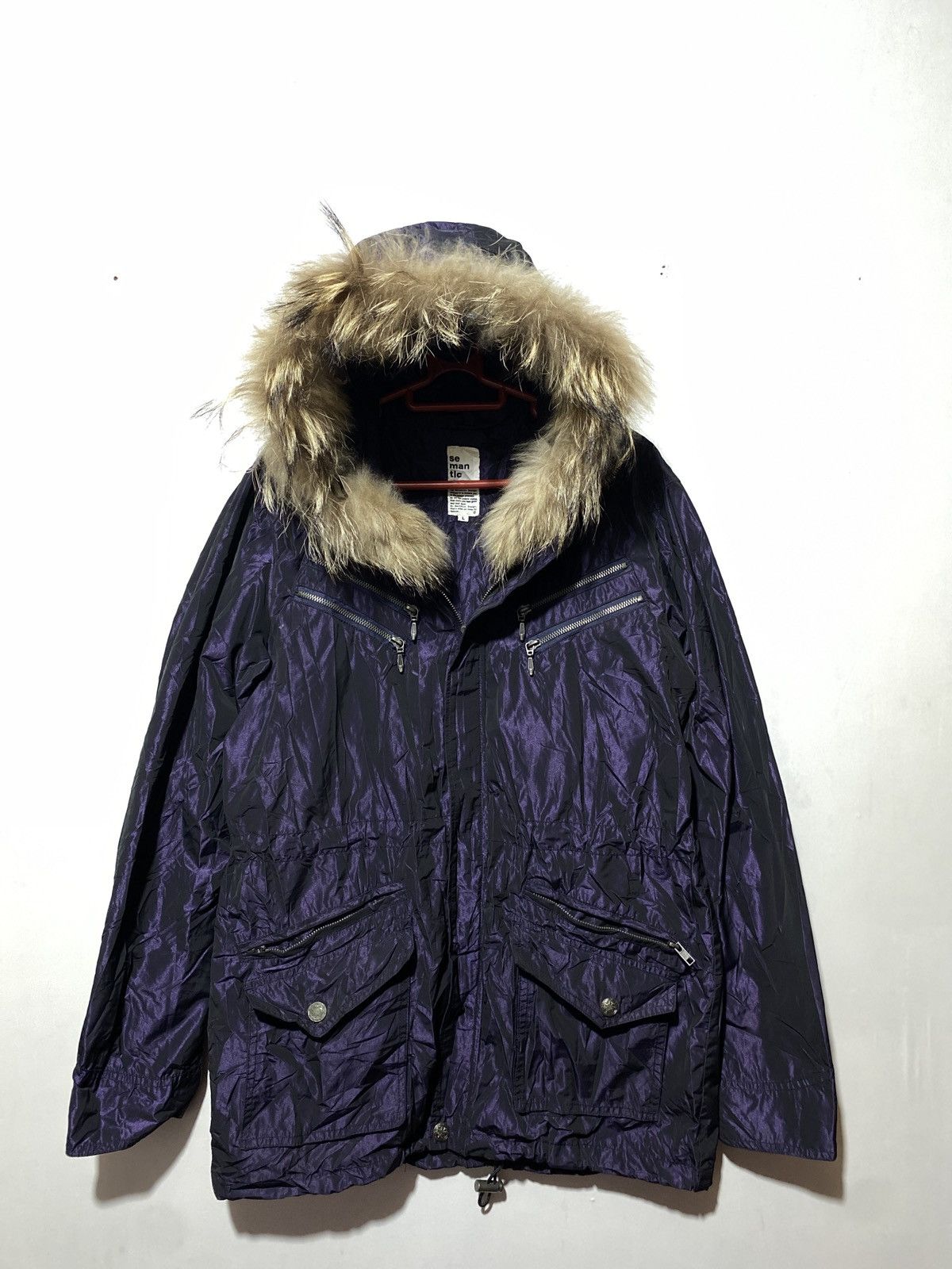 00s semantic design fur down jacket お兄系 Semantic Design Fur Jacket | Grailed