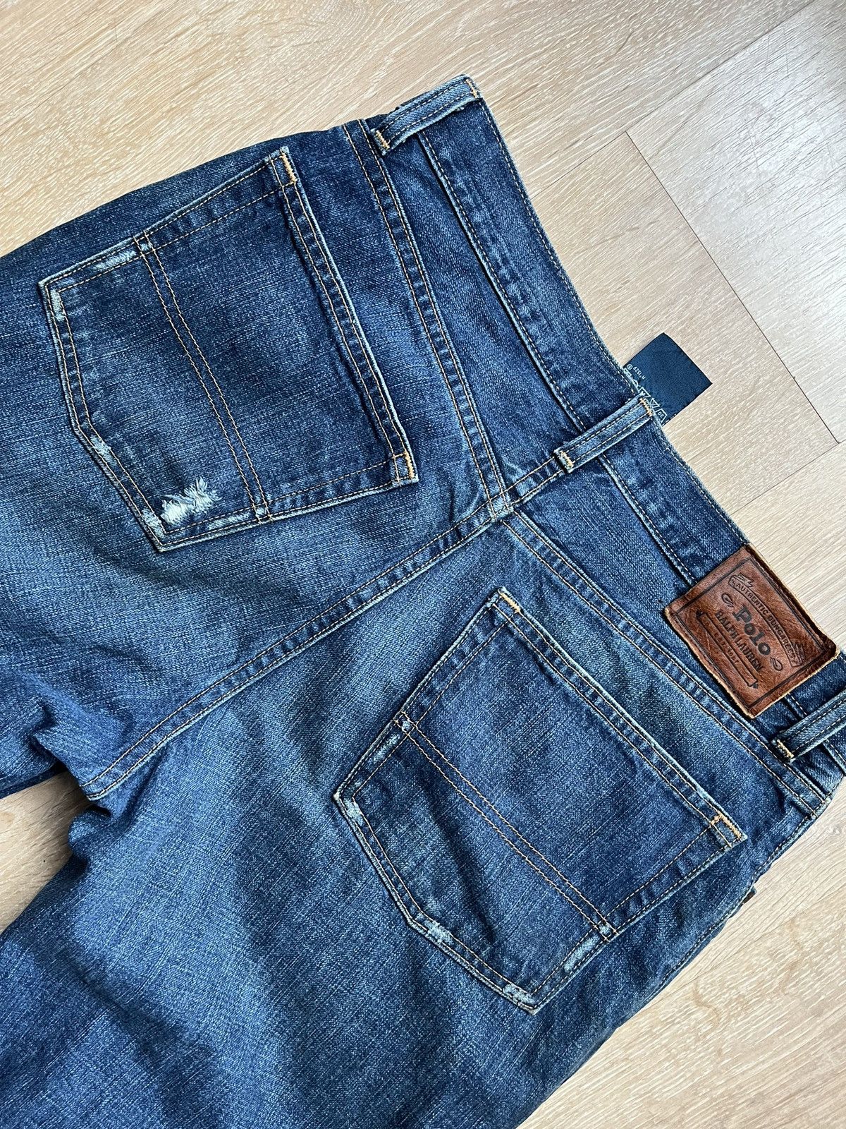 Polo Ralph Lauren Vintage Polo Ralph Lauren Blue Denim Jeans Size 32x32 Size US 32 / EU 48 - 5 Thumbnail