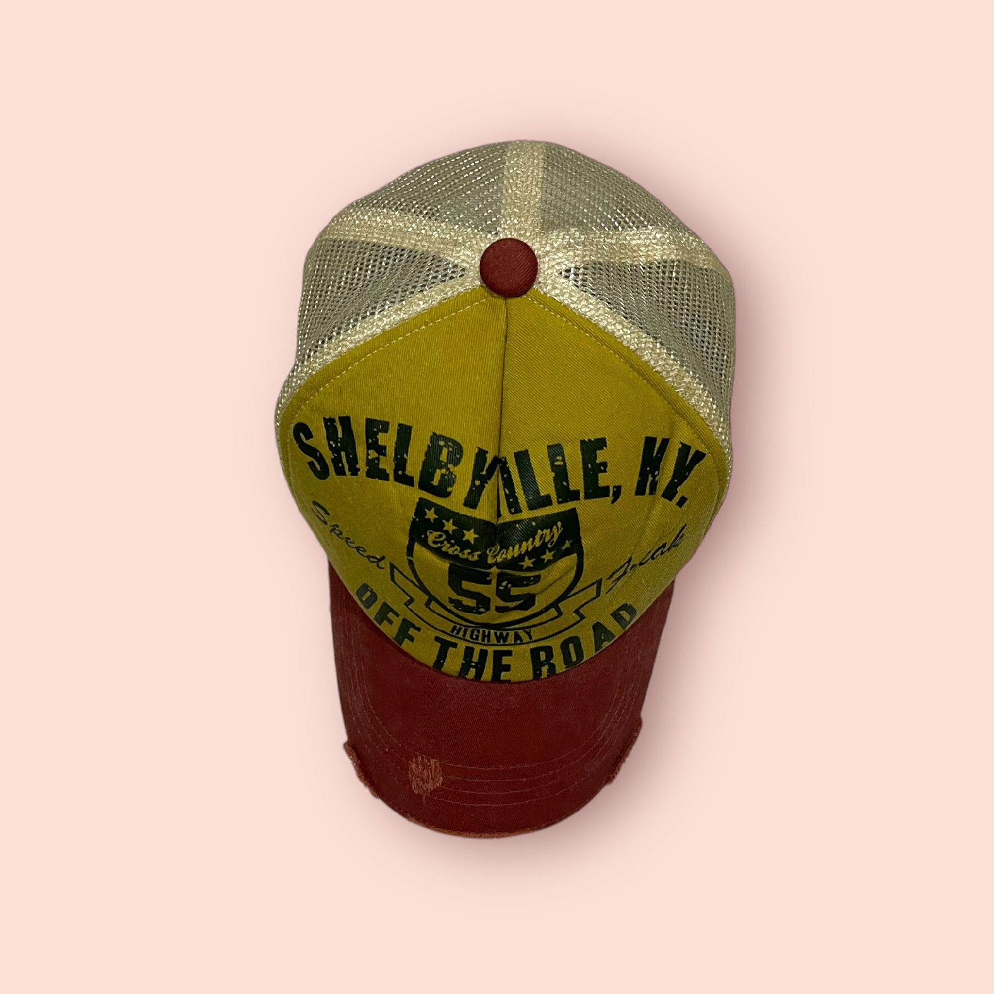 Japanese Brand × Vintage VINTAGE SPEED HIGHWAY FREAK DISTRESSED TRUCKER SNAPBACK Size ONE SIZE - 13 Thumbnail