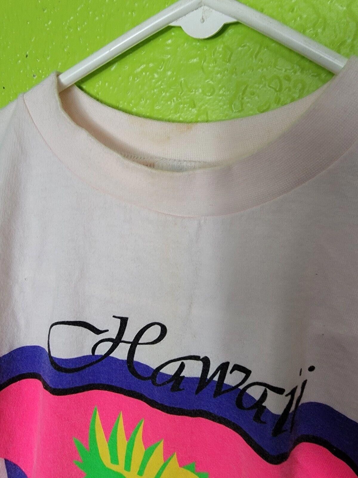 Other Vintage 80s Crazy Shirts Hawaii Pink Maui Fish Single Stitch Size US L / EU 52-54 / 3 - 5 Thumbnail