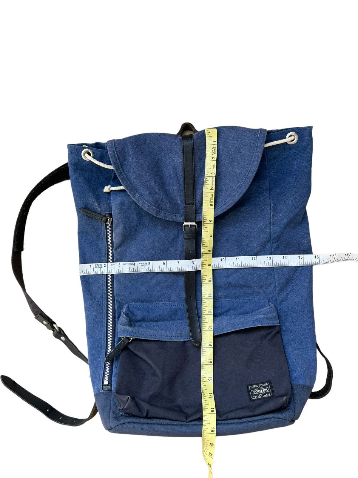 Porter Porter Japan “ Used Look “ Backpack Rucksack Size ONE SIZE - 8 Thumbnail