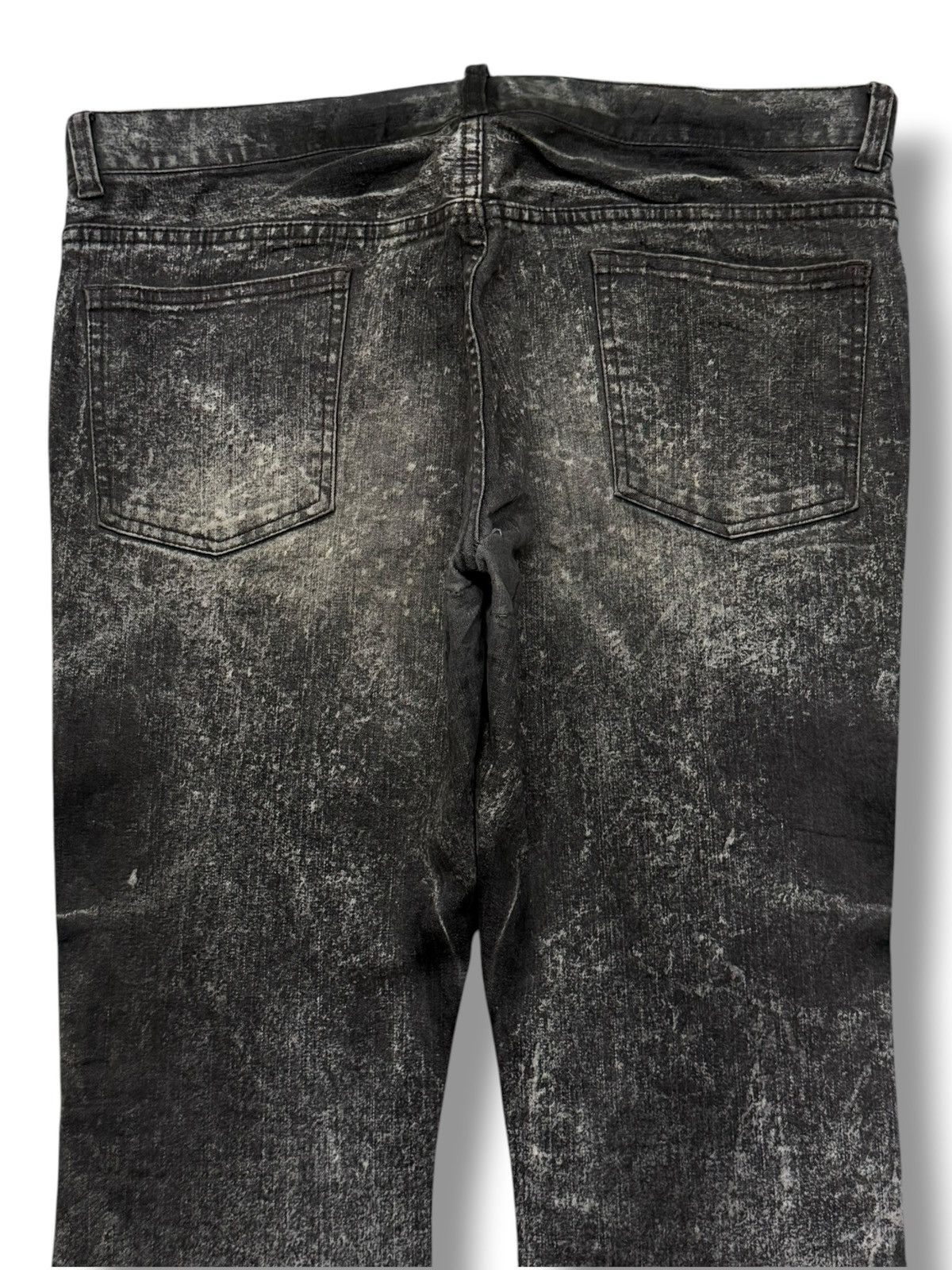 Schlussel Rare Vintage Schlüssel Japan Acid Wash Distressed Denim W35 Size US 35 - 5 Thumbnail