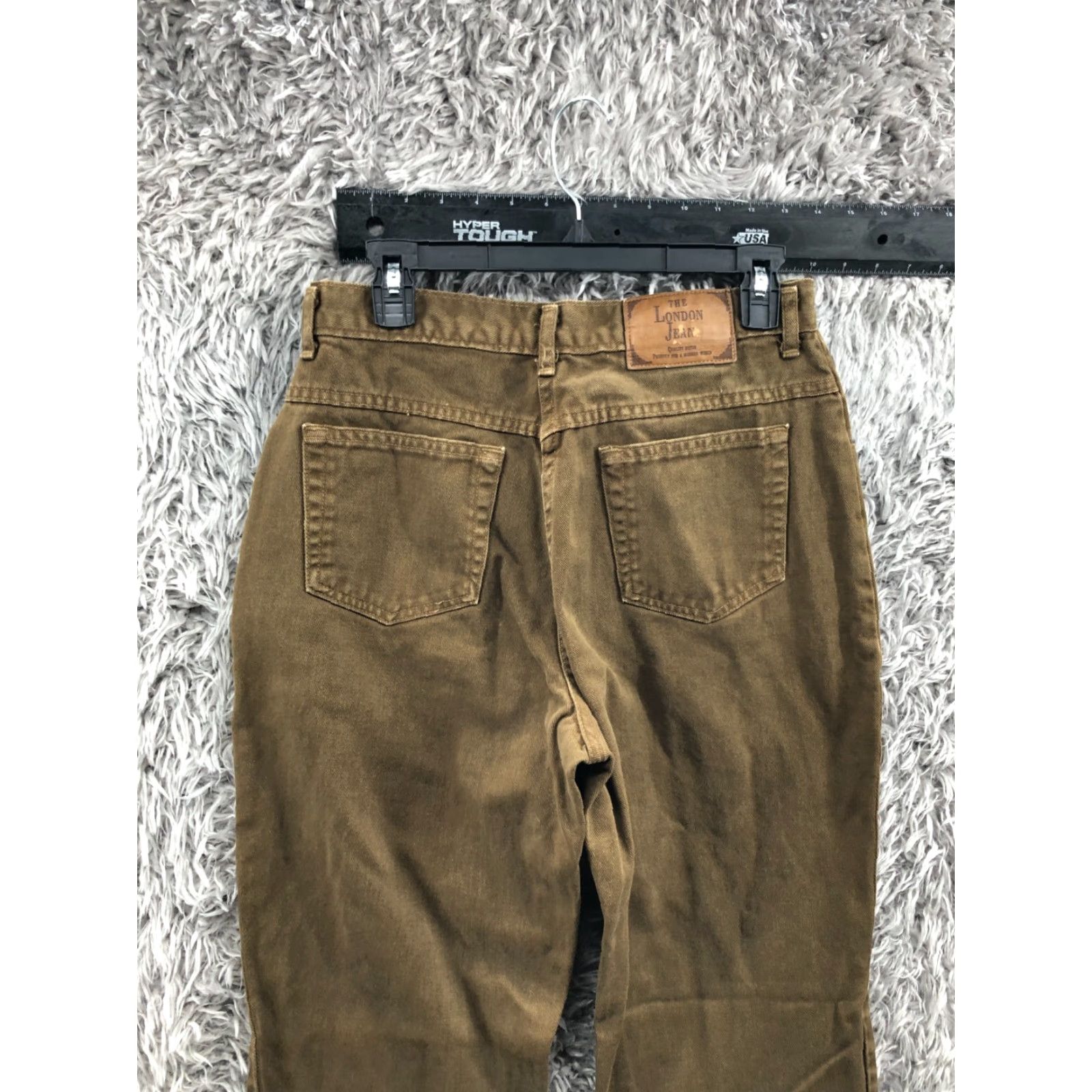 Vintage VINTAGE The London Jean MODA INTL The London Jean Jeans 12 Womens High Rise Mom Brown Medium Wash Denim 34 In Inseam 30 Waist 5-Pocket Design Cotton Size 34" / US 12 / IT 48 - 7 Thumbnail