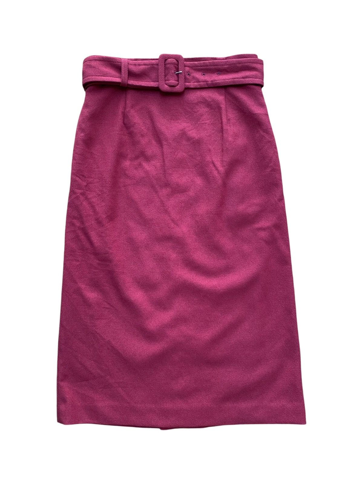 Yohji Yamamoto Vintage Ined International Yohji Yamamoto Midi Belt Skirts Size 27" / US 4 / IT 40 - 1 Thumbnail