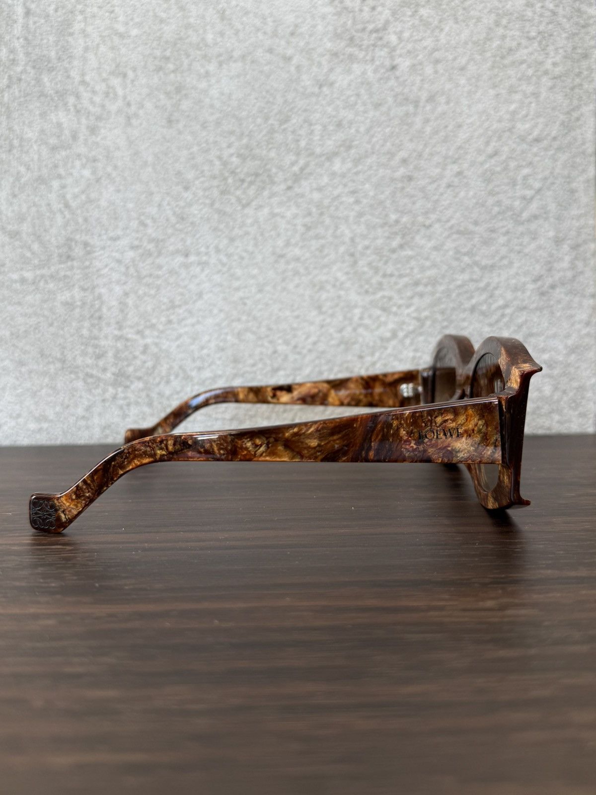 Loewe Loewe Paula's Ibiza Round Acetate Geometric Sunglasses Size ONE SIZE - 6 Thumbnail