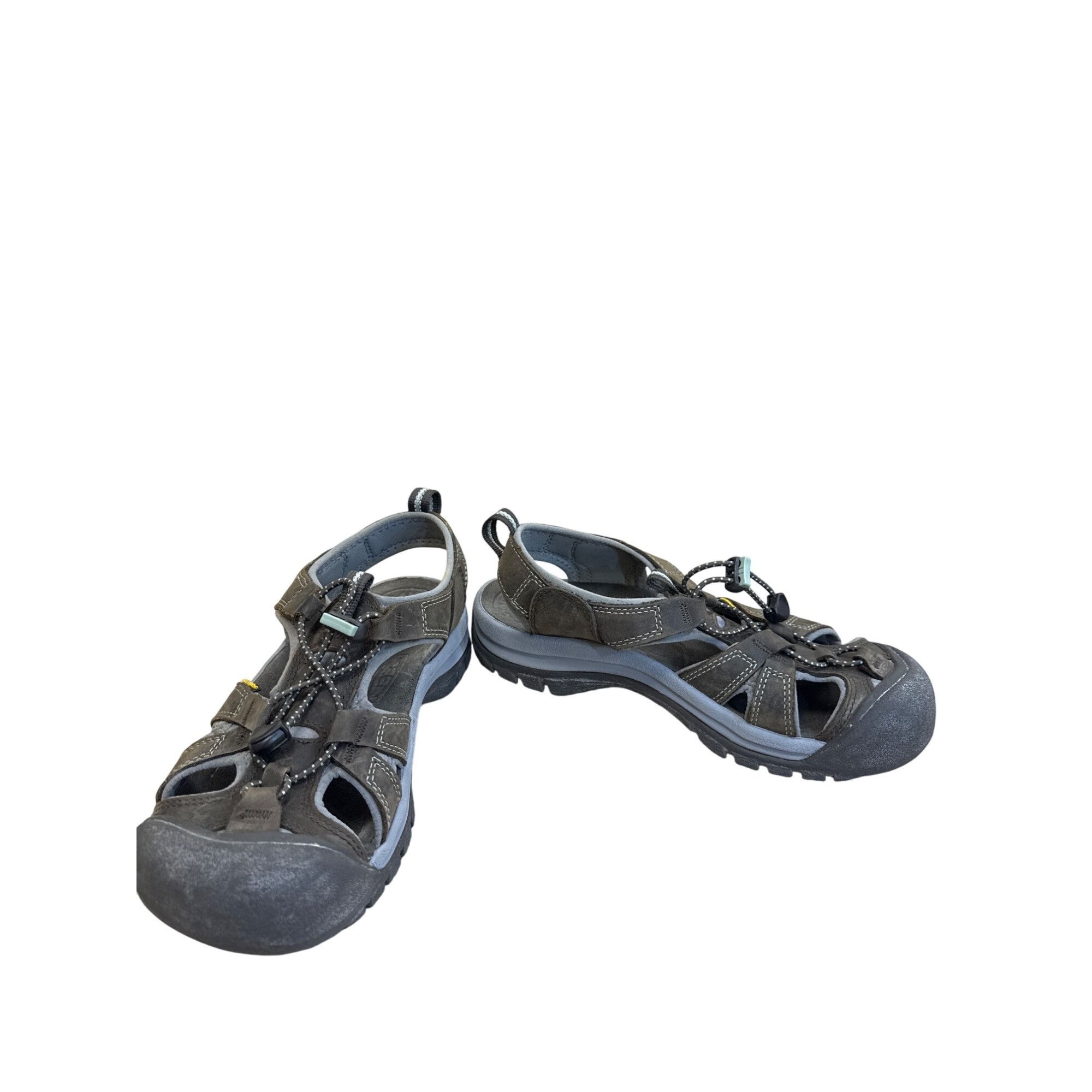 KEEN Keen Mens Brown Leather Hiking Sandals Shoes size 8 SKU 8236 Size US 8 / EU 41 - 1 Thumbnail