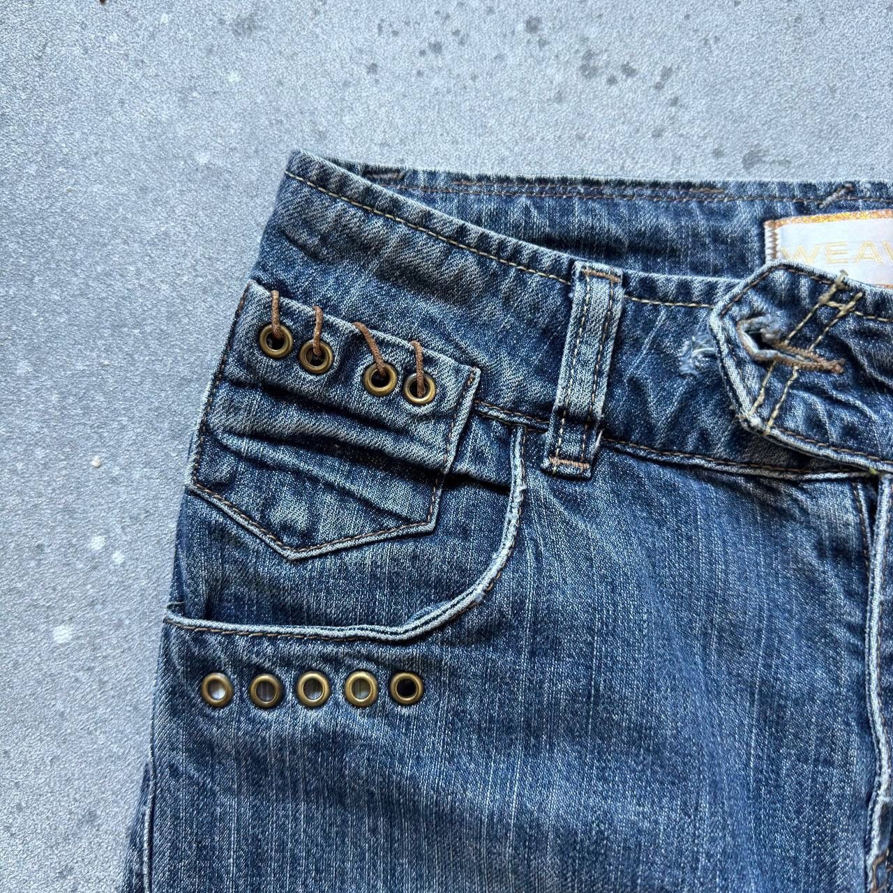 Hysteric Glamour × Japanese Brand Amazing Japanese Washed Flared Jeans (Cobain Style) Size 25" / US 0 / IT 36 - 8 Thumbnail