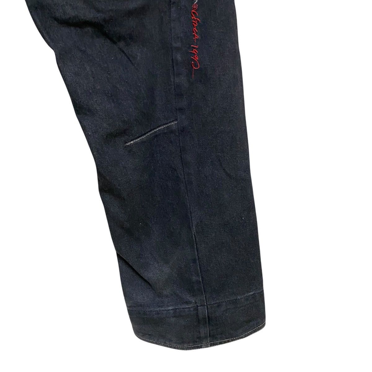 Fubu Vintage Fubu Denim Engineered Baggy Jeans Black Size US 33 - 8 Thumbnail