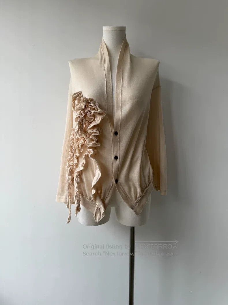 Yohji Yamamoto Yohji Yamamoto 21SS Show Knit Cardigan shirt Size XS / US 0-2 / IT 36-38 - 1 Thumbnail