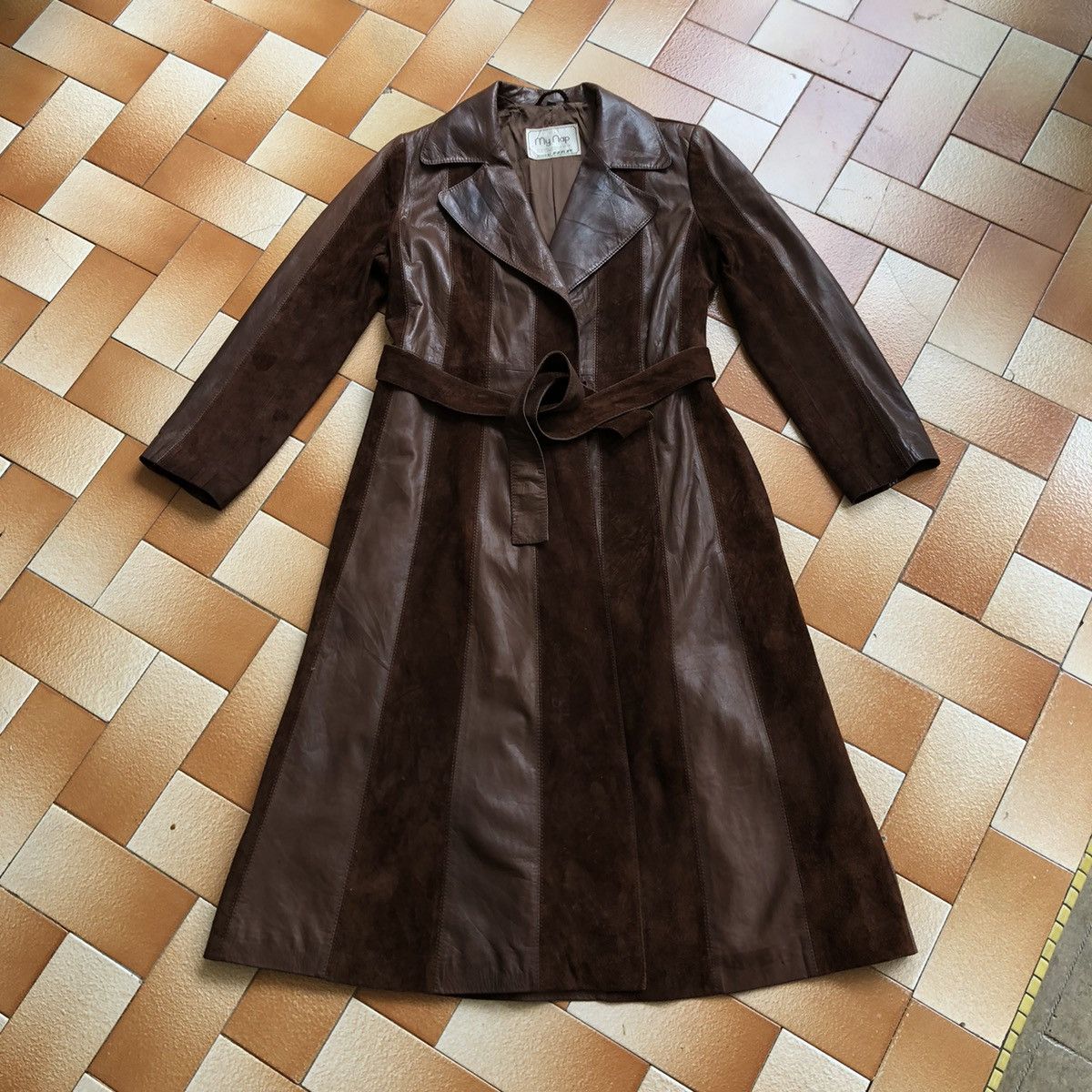 Japanese Brand MY NAP long leather jacket Size M / US 6-8 / IT 42-44 - 6 Thumbnail