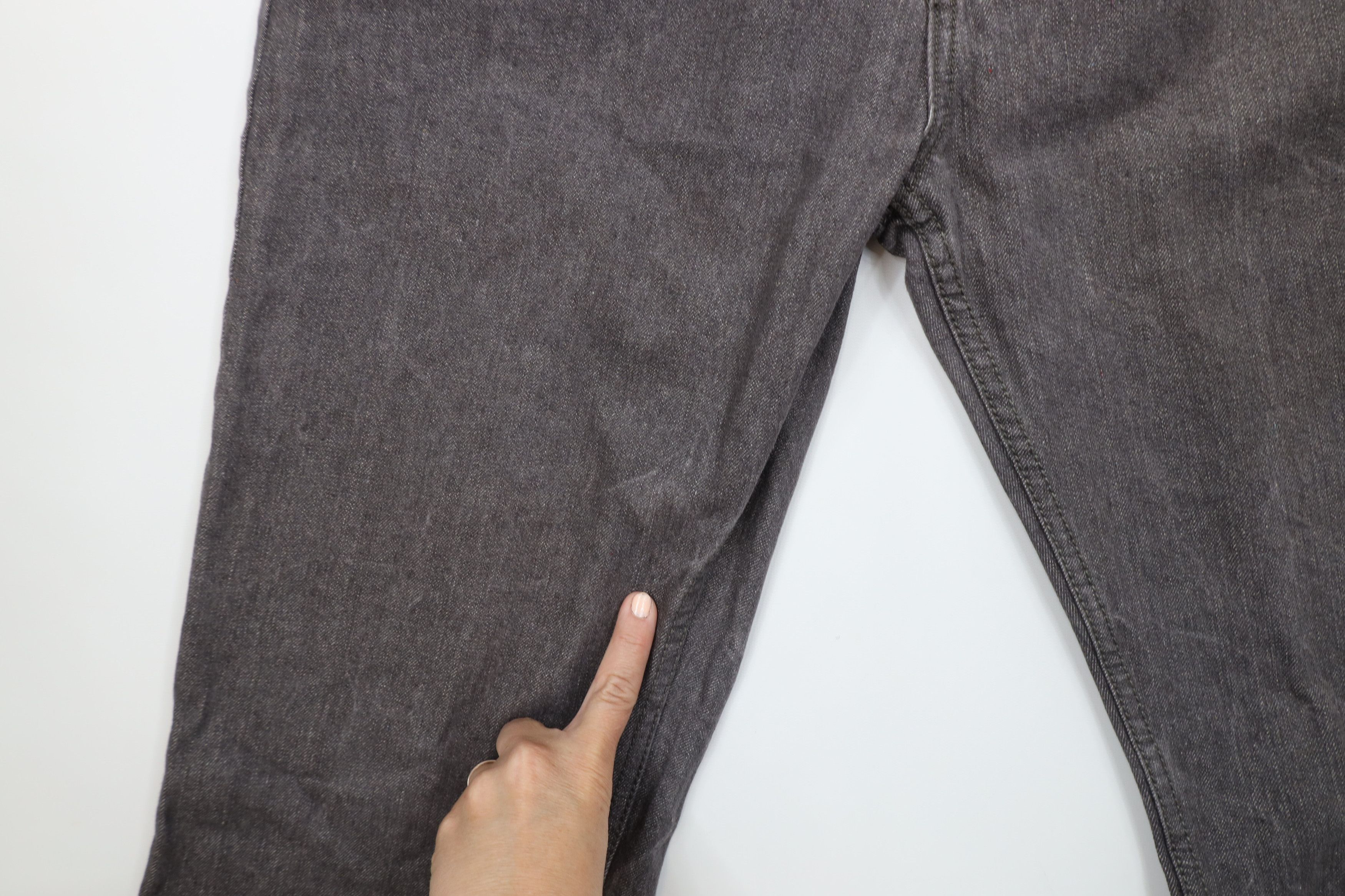 Vintage Vintage 90s Y2K Streetwear Fit Wide Leg Denim Jeans Gray Size US 36 / EU 52 - 5 Thumbnail