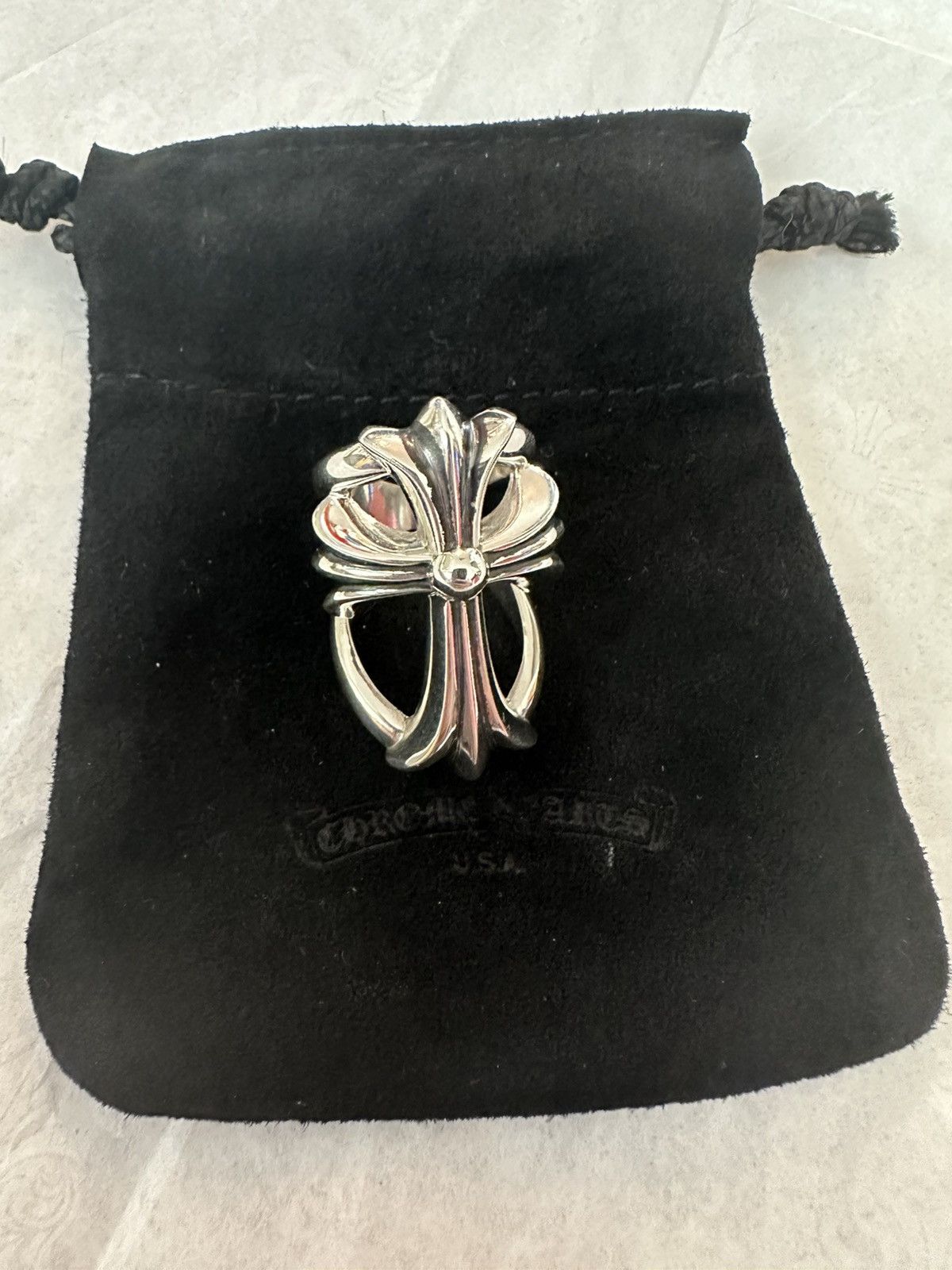 Chrome Hearts Chrome Hearts Silver Infinity Ring US Size 6 Size ONE SIZE - 2 Thumbnail