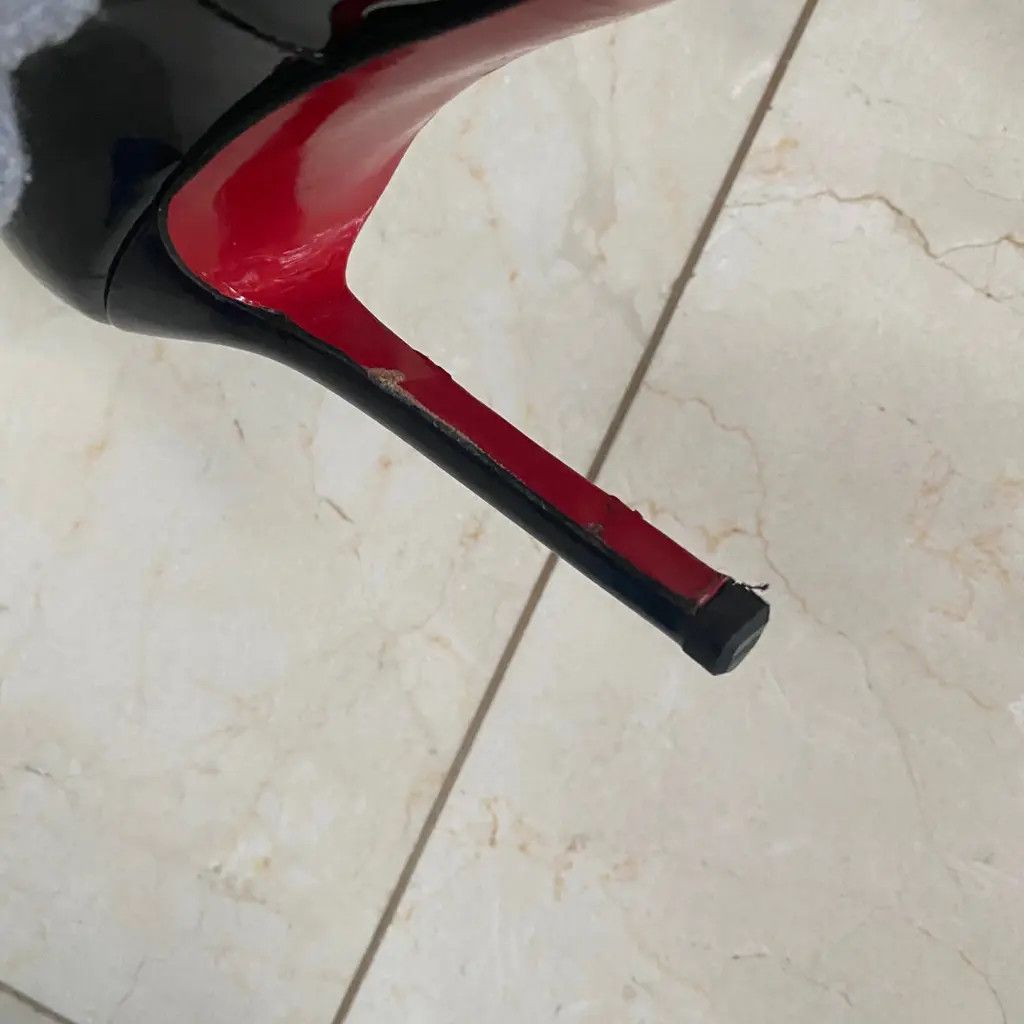 Christian Louboutin Christian Louboutin Black Platform Pumps Heels Size 37 Size US 6.5 / IT 36.5 - 4 Thumbnail