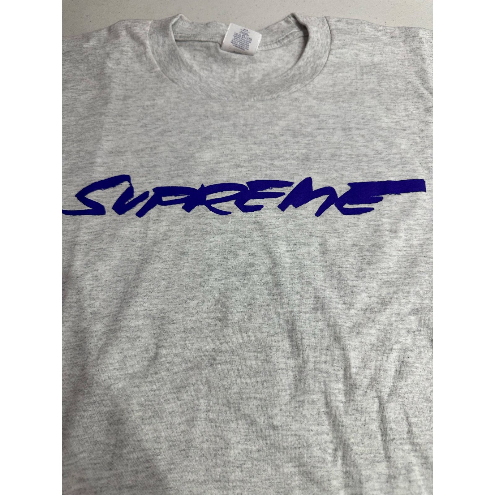 Supreme Supreme Futura Logo Tee in Ash Grey (XL) Size US XL / EU 56 / 4 - 2 Thumbnail