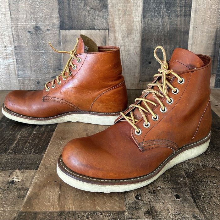 Red wing sales heritage round toe