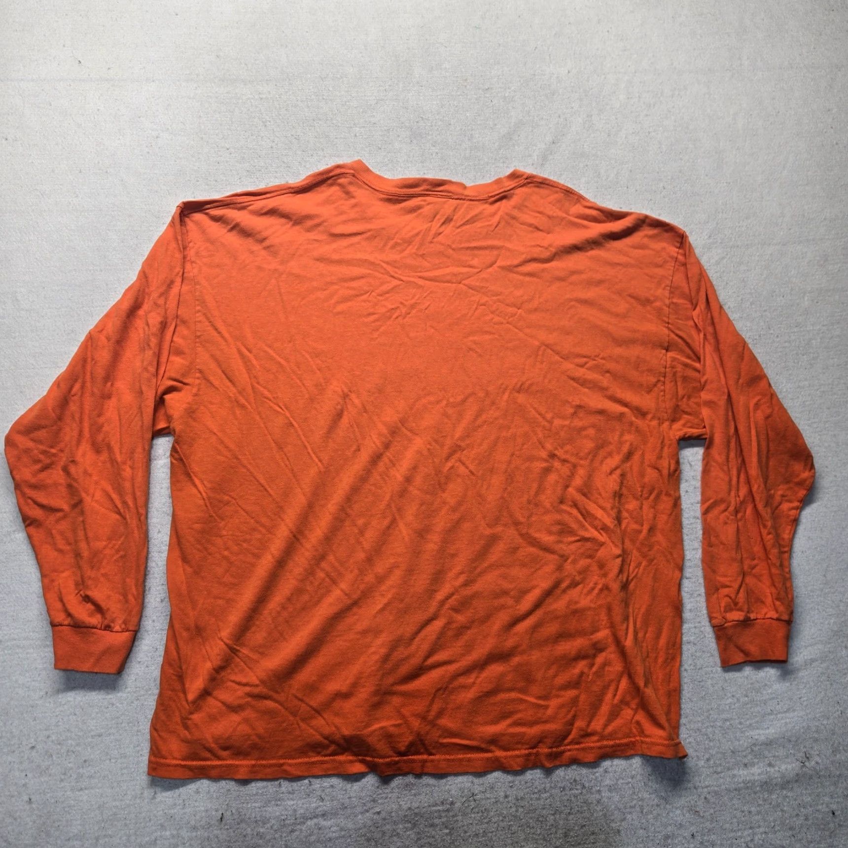 Vintage VINTAGE No (brand) Virginia Tech Hokies VT VT Hokies Tee Shirt Long Sleeve Adult 3XL Orange Mens Shirt Size US XXL / EU 58 / 5 - 5 Thumbnail