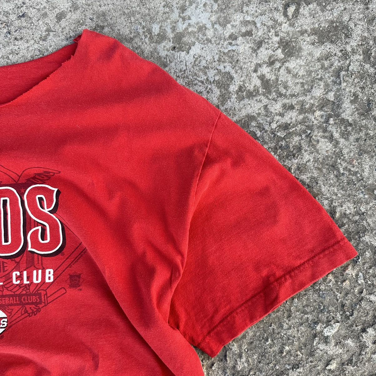 Vintage Vintage T-shirts Reds Baseball Club Big Logo Rugby 90s Y2K Size US XL / EU 56 / 4 - 6 Thumbnail