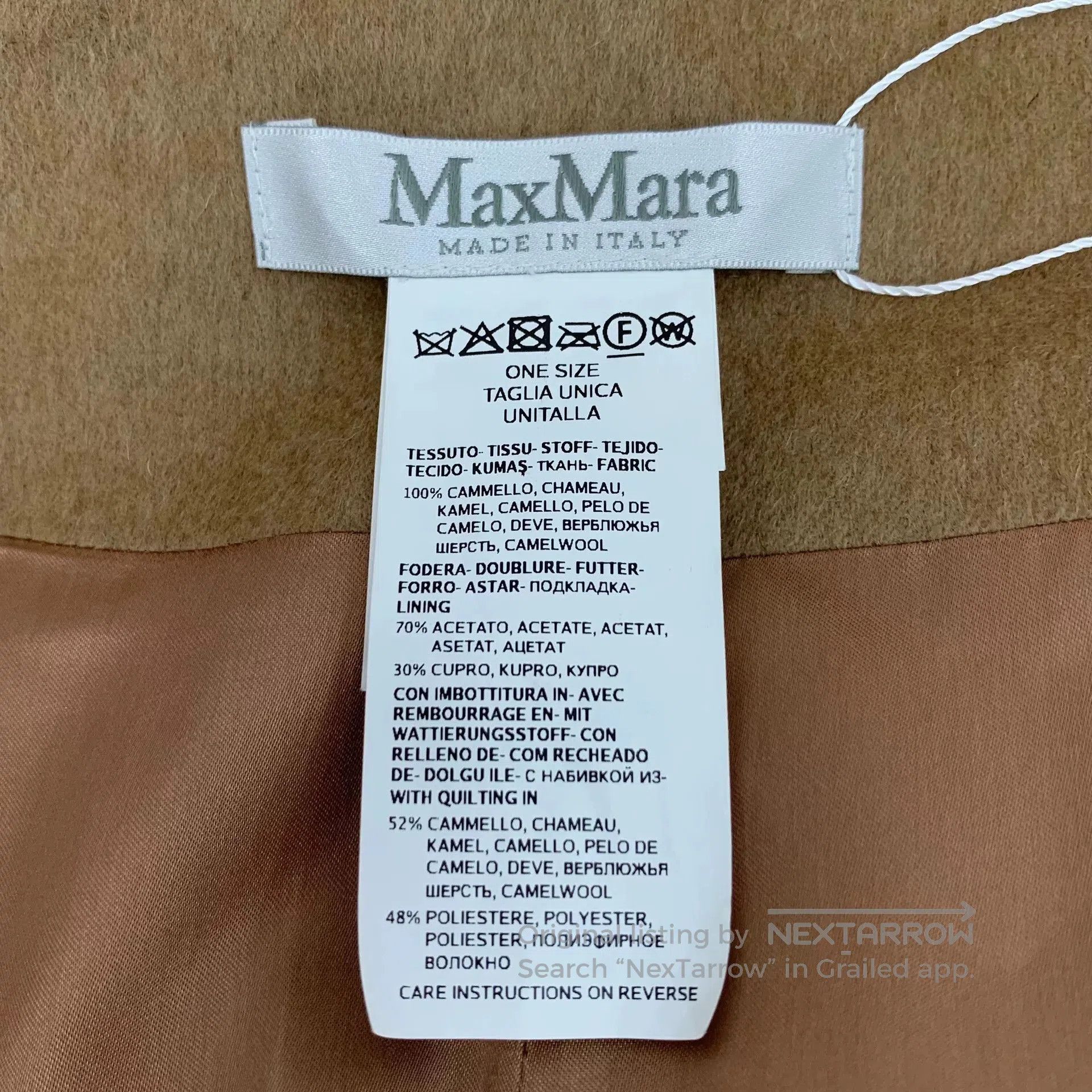 Other maxmara camel wool cape coat size s. Size US S / EU 44-46 / 1 - 5 Thumbnail