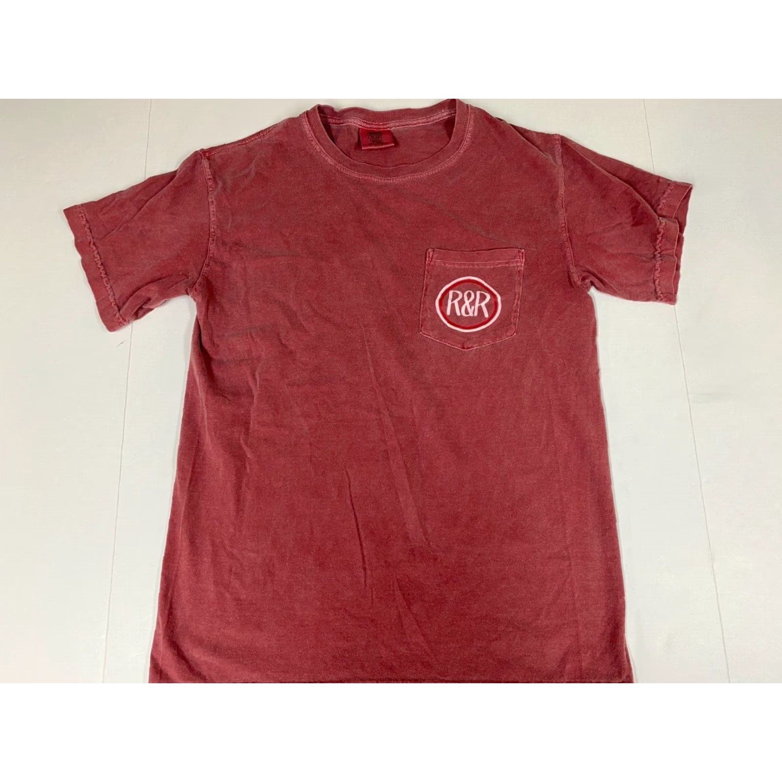 Comfort Colors Comfort Colors Mens Shirt Short Sleeve Crew Neck Red 90s Colorful Logo T-Shirt Small Cotton Breathing Breathable Regular Fit Mens Size US S / EU 44-46 / 1 - 2 Thumbnail