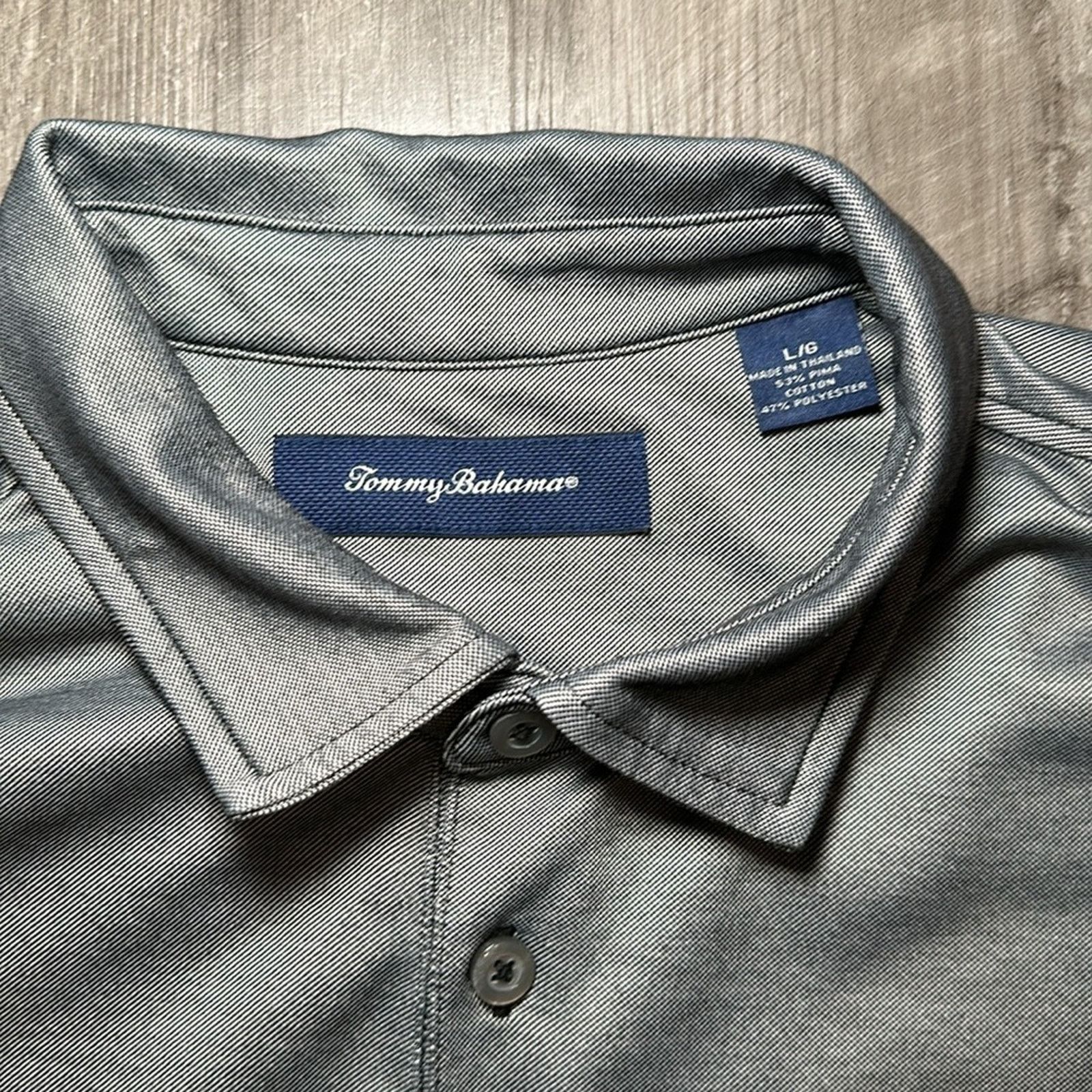 Tommy Bahama Tommy Bahama Pima Cotton Polo - Large Size US L / EU 52-54 / 3 - 7 Thumbnail