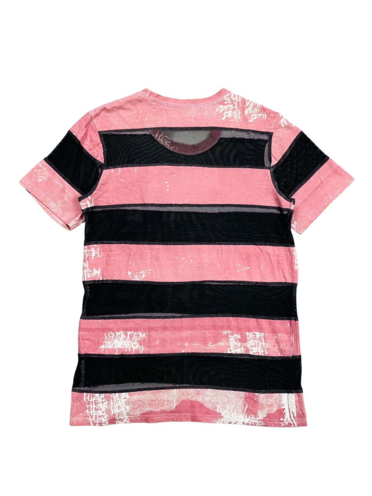 Hysteric Glamour 2000s H. Anarchy by Naoto - Mix Fish Net T-Shirt Size US M / EU 48-50 / 2 - 2 Thumbnail