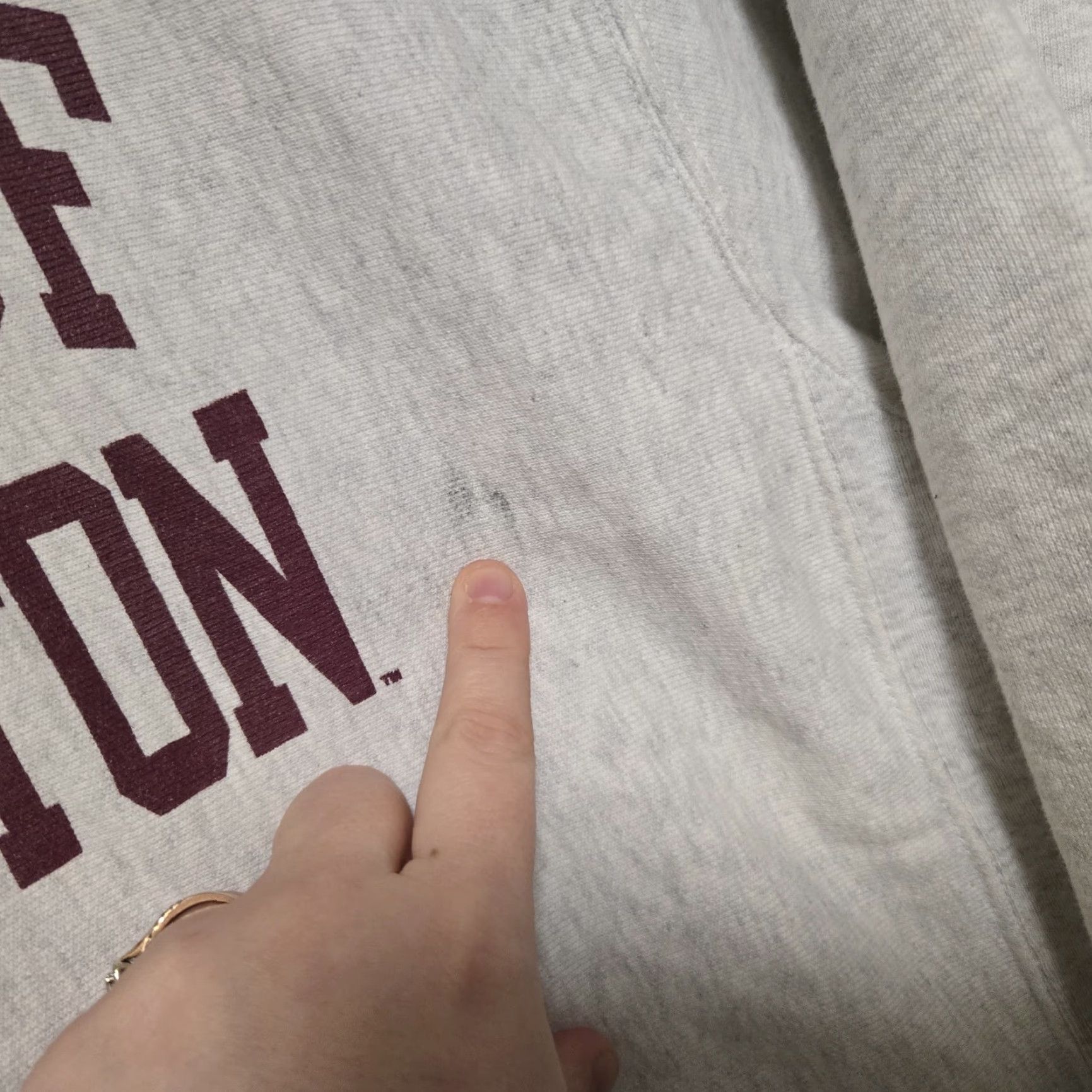 Champion VINTAGE Champion Reverse Weave Sweatshirt Mens Large Gray College of Charleston Pullover Long Sleeve Reverse weave Size US L / EU 52-54 / 3 - 5 Thumbnail