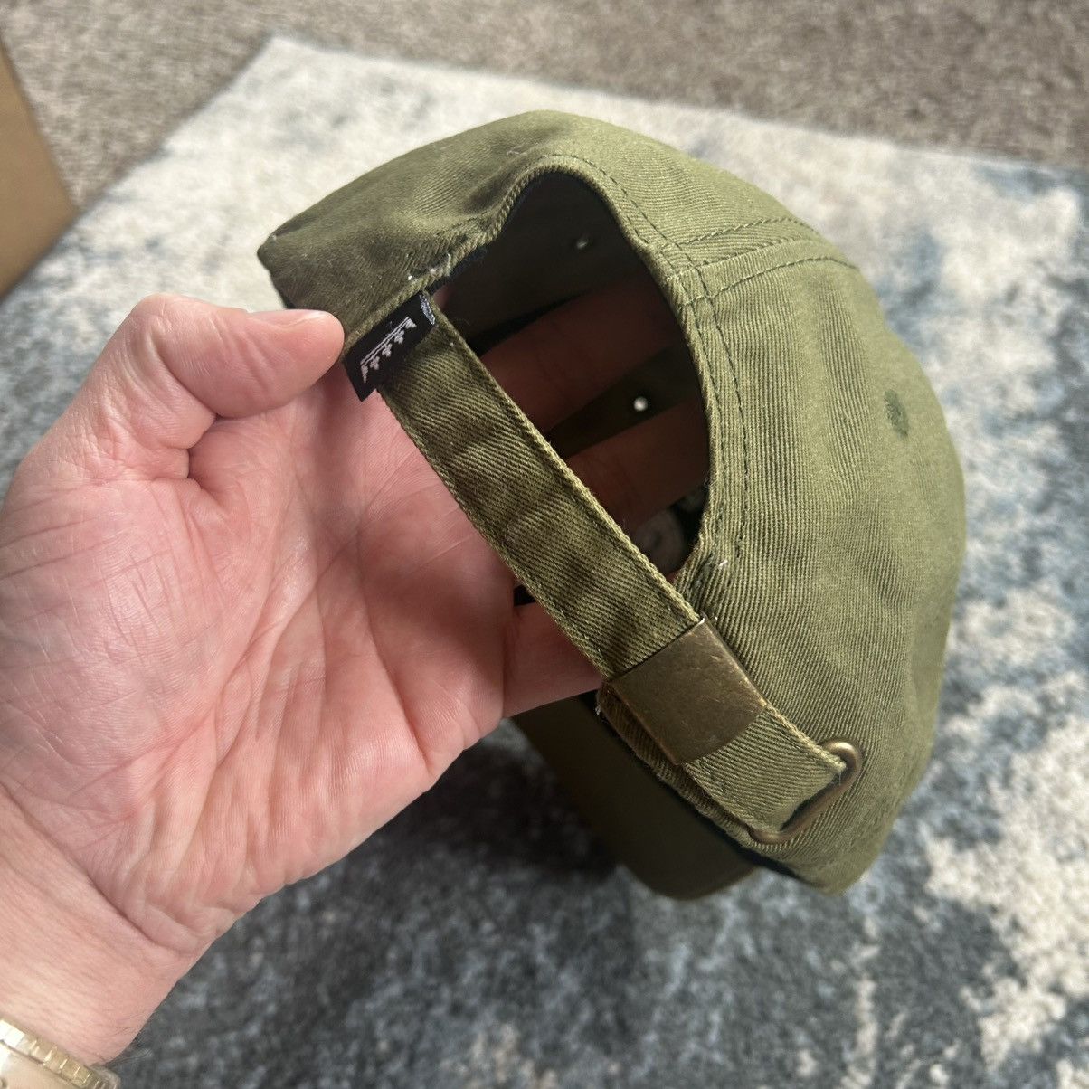 Jiberish × Vintage JiBERiSH J LOGO UNSTRUCTURED 6 PANEL CAP OLiVE DRAB KHAKi Size ONE SIZE - 6 Thumbnail