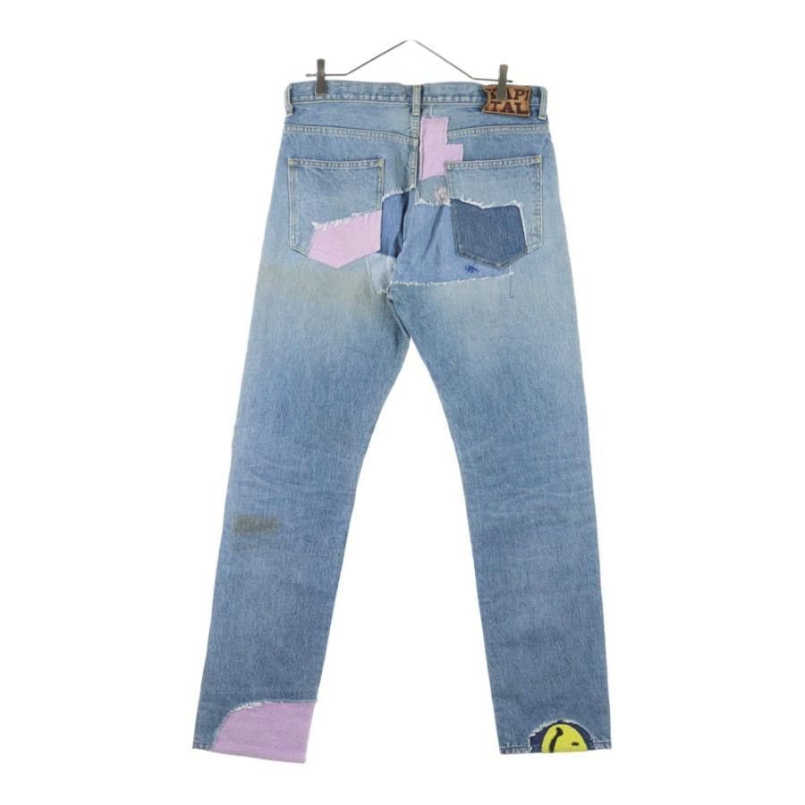 Kapital Kapital 14oz denim 5p pants gypsy patch remake 34inch Size US 34 / EU 50 - 4 Thumbnail
