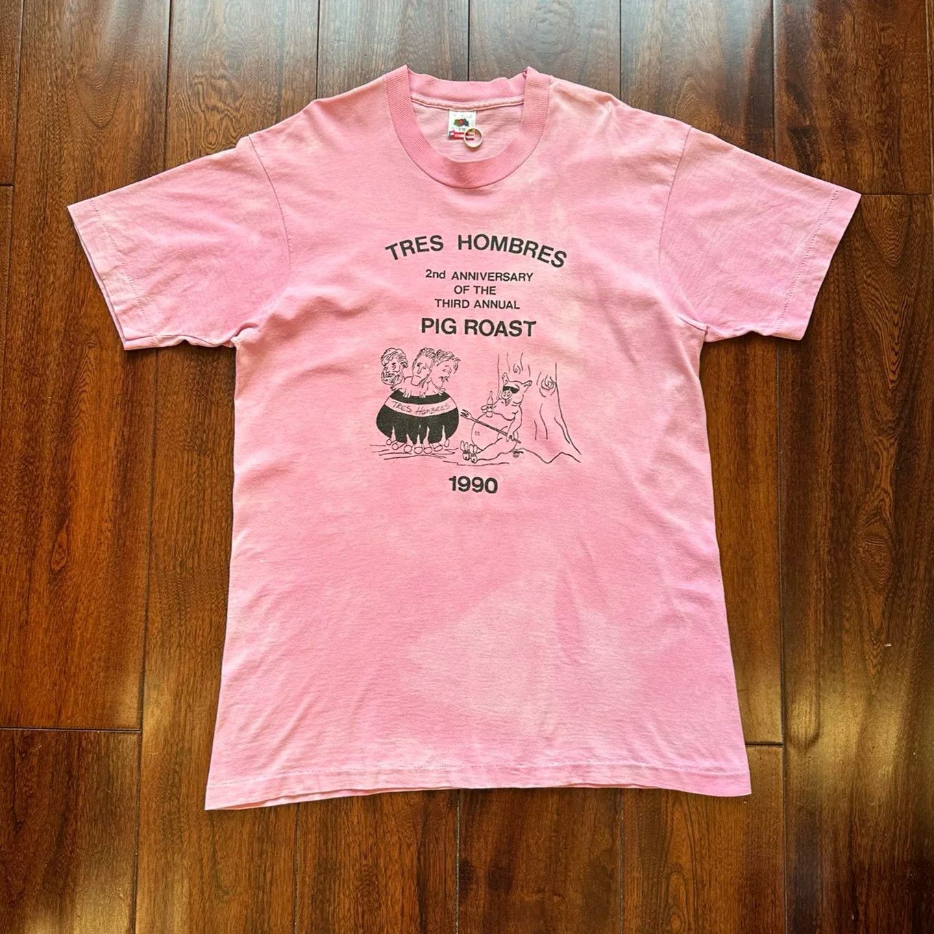 Vintage Pig Vintage Faded 90s Cartoon Tee Size US M / EU 48-50 / 2 - 1 Thumbnail