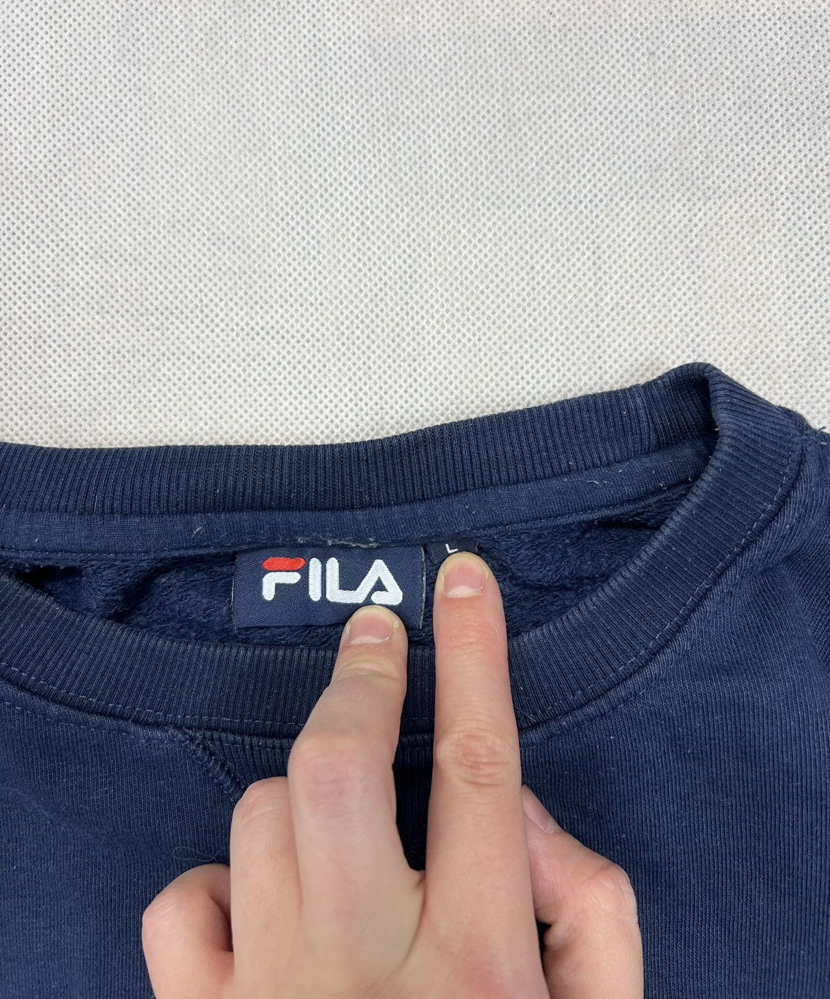 Fila Sweatshirt Fila spellout big logo vintage Size US L / EU 52-54 / 3 - 3 Thumbnail