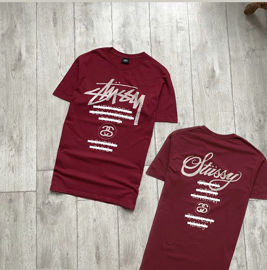 Stussy 🔥 Vintage Stussy Big Logo tee skater New York tokyo paris Size US M / EU 48-50 / 2 - 1 Thumbnail