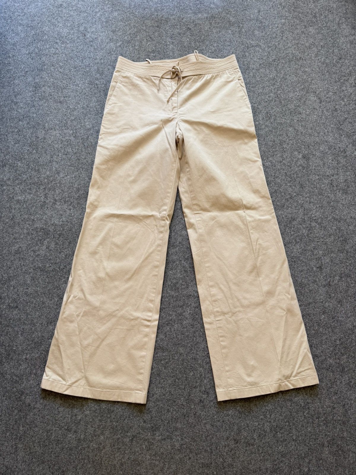 Jil Sander Jil Sander pants Italian designer flared y2k baggy Size 26" / US 2 / IT 38 - 1 Thumbnail
