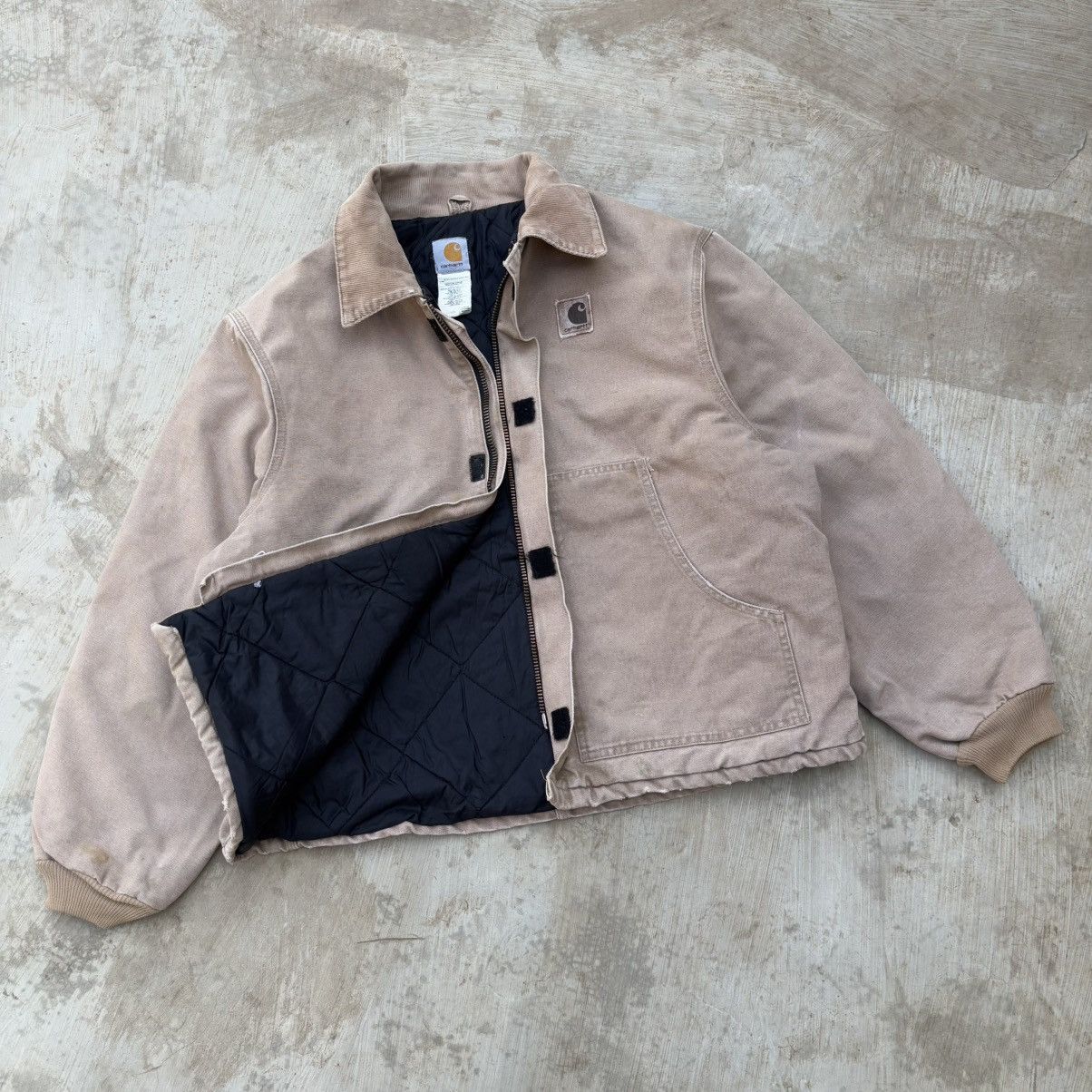 Carhartt Rare💥Vintage Sunfaded Carhartt Arctic Jacket J22 SDL Size US L / EU 52-54 / 3 - 3 Thumbnail