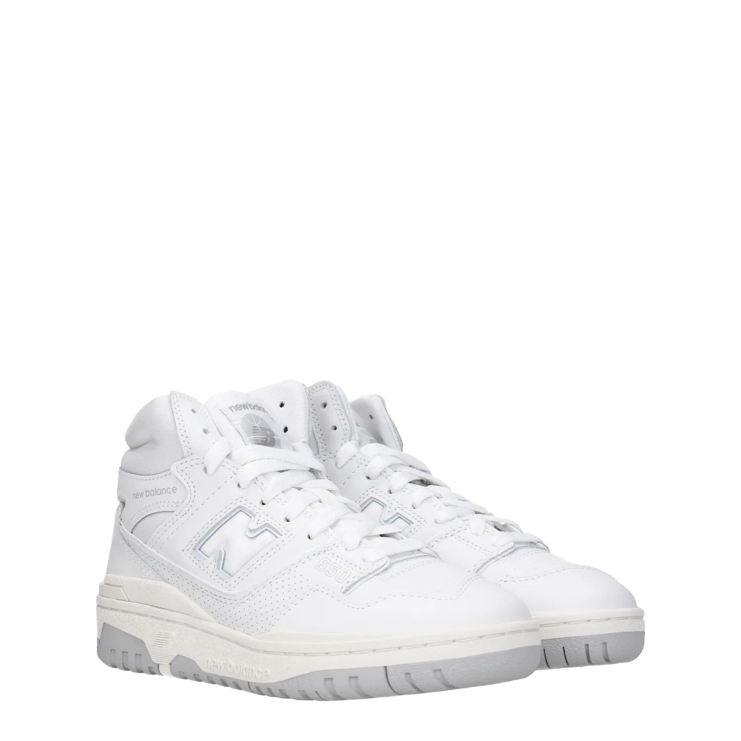 New Balance ob1o1e0925 Leather Hi-Top Sneakers in White Size US 7 / EU 40 - 2 Thumbnail