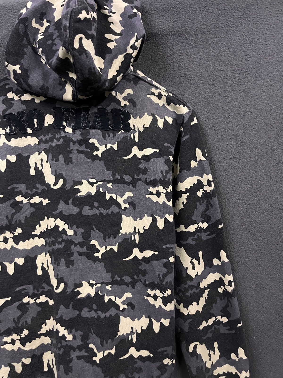 No Fear × Playboi Carti VINTAGE NO FEAR ARMY CAMO HOODIE Size US M / EU 48-50 / 2 - 2 Thumbnail