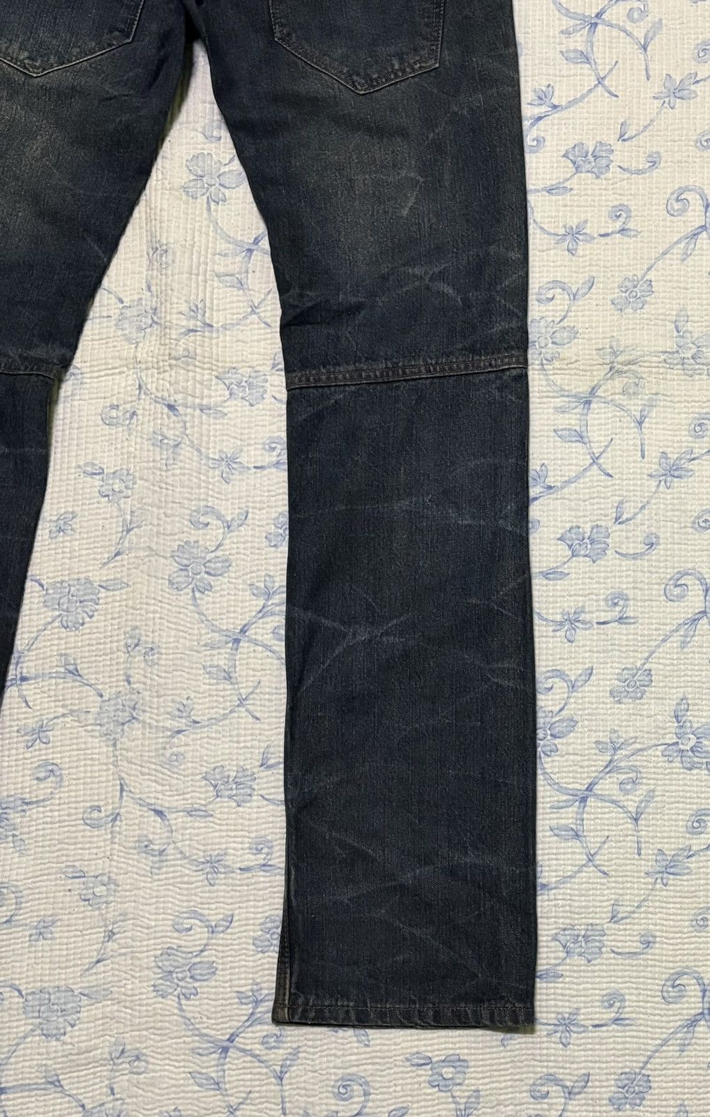 Japanese Brand Japanese Doublefocus Double Waist Jeans Low Flared Denim Size US 31 - 14 Thumbnail
