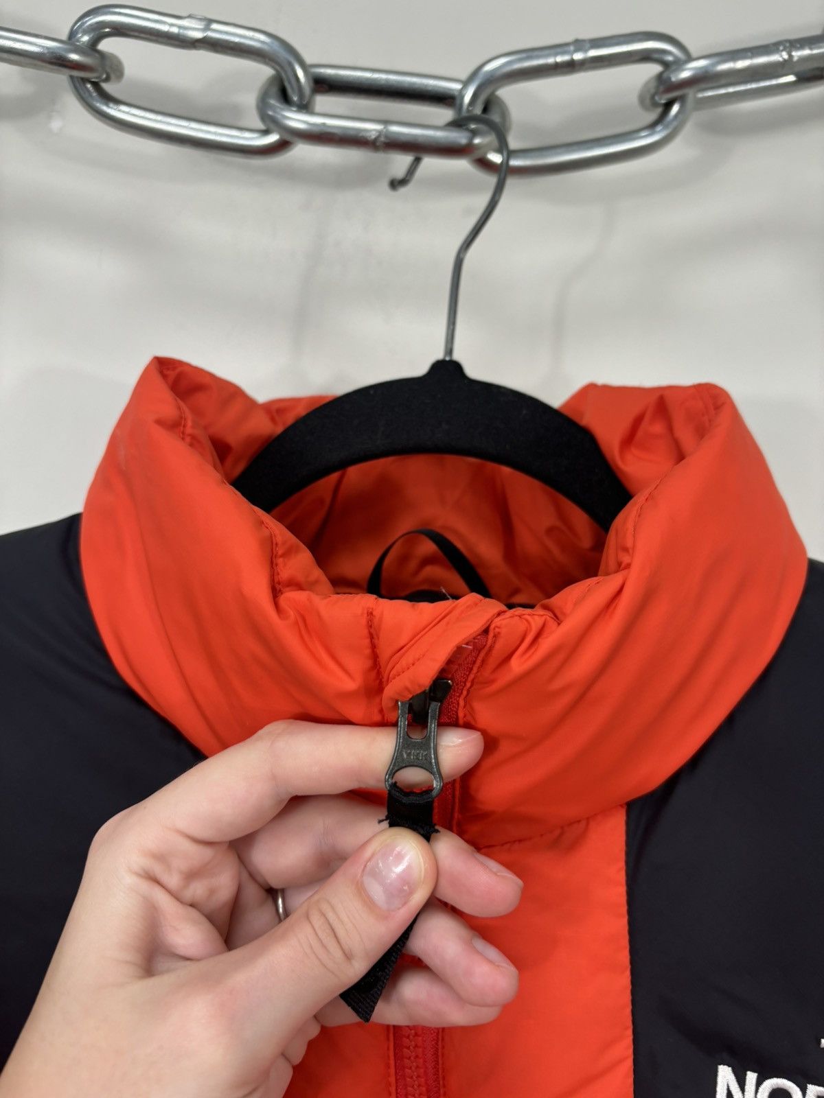 The North Face The North Face 700 Orange Retro Nuptse Down Puffer Jacket Size US S / EU 44-46 / 1 - 12 Thumbnail